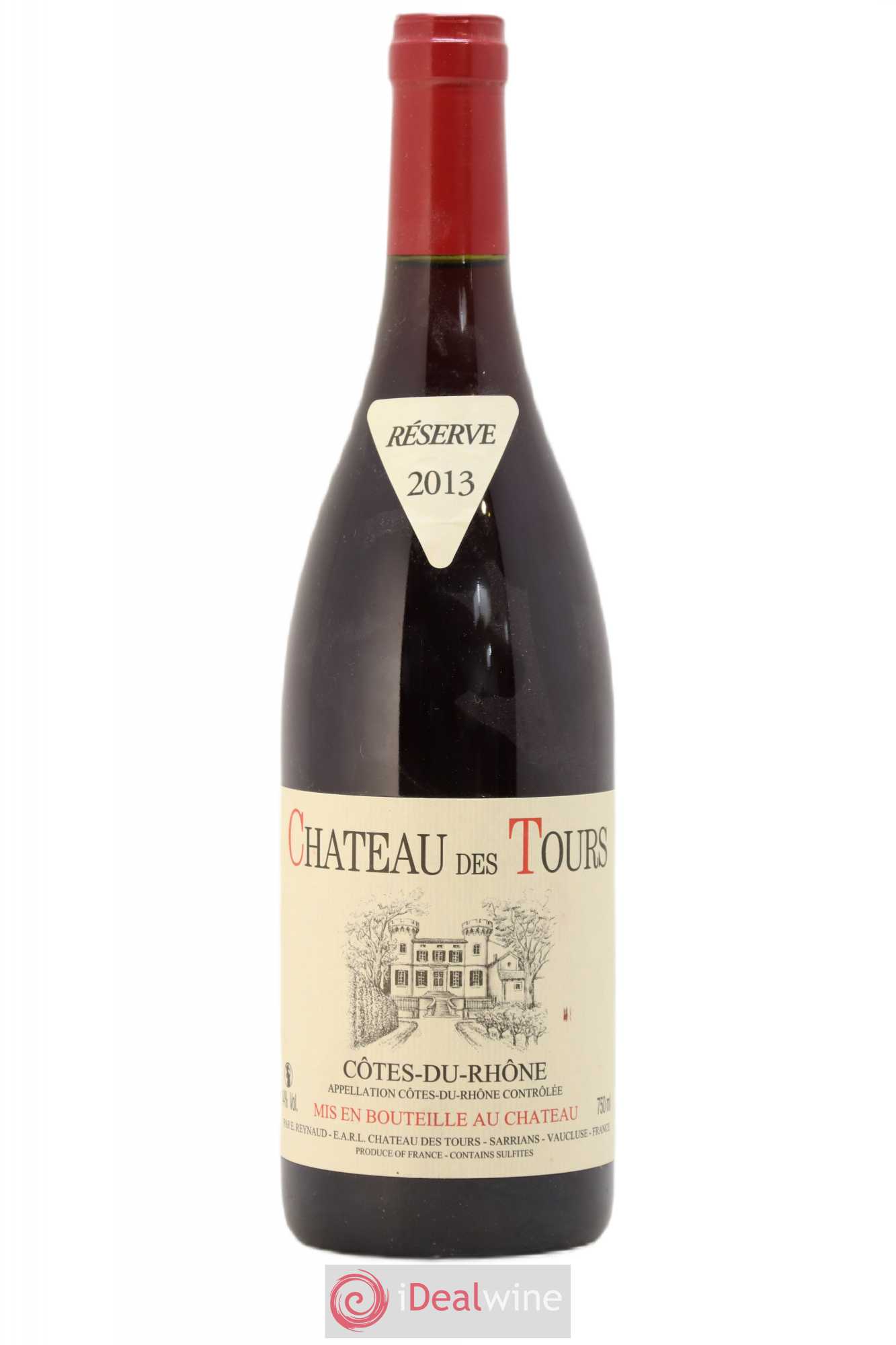 Côtes-du-Rhône Château des Tours Emmanuel Reynaud 2013 - Lot de 1 bouteille - 0