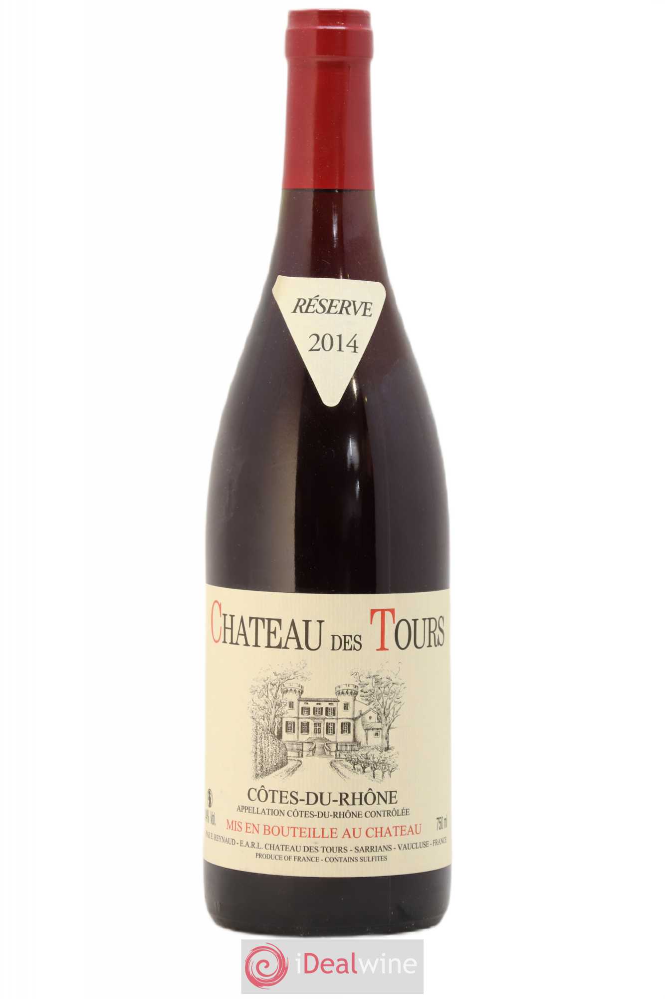 Côtes-du-Rhône Château des Tours Emmanuel Reynaud 2014 - Lot de 1 bouteille - 0
