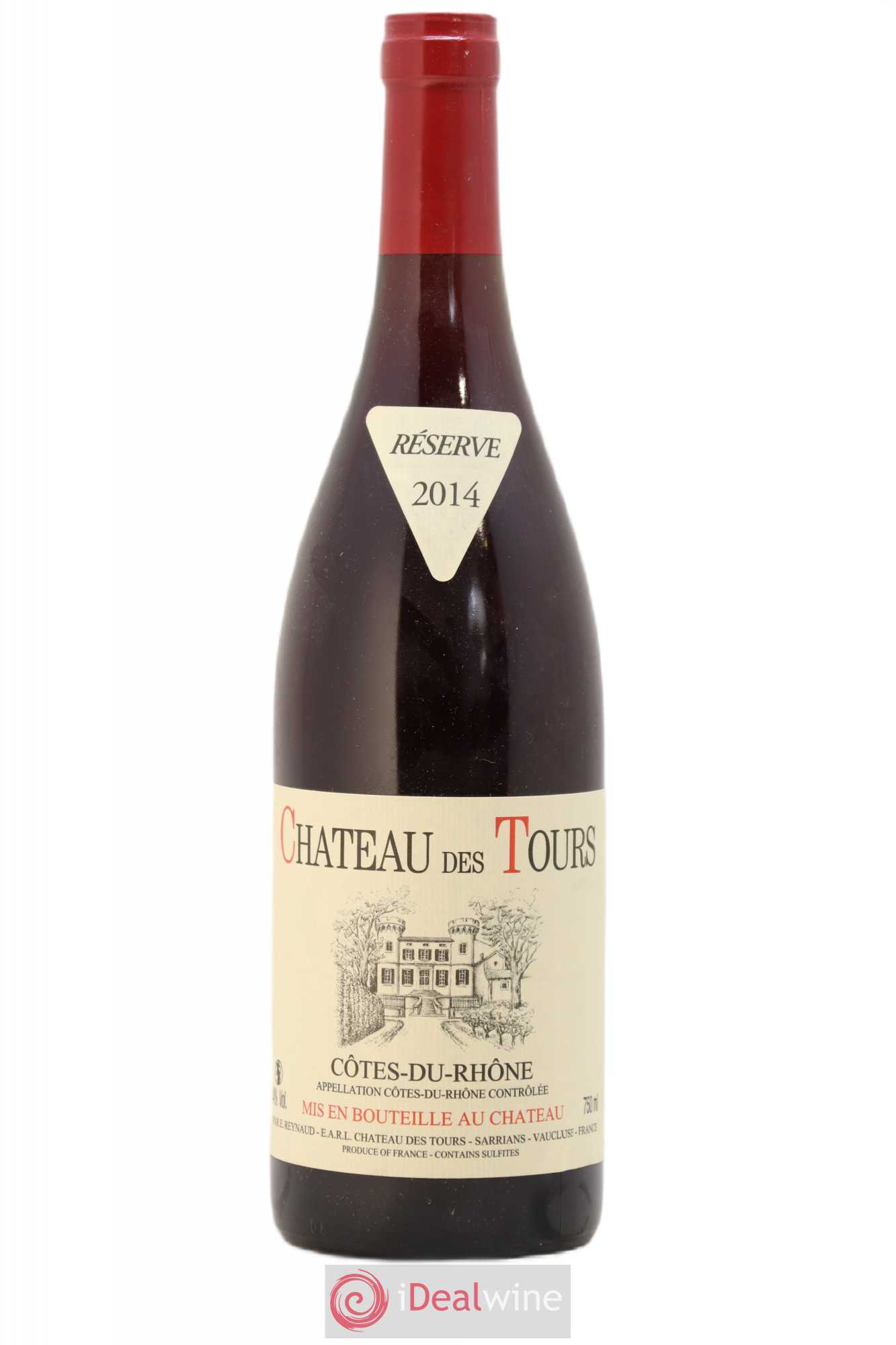 Côtes-du-Rhône Château des Tours Emmanuel Reynaud 2014 - Lot de 1 bouteille - 0