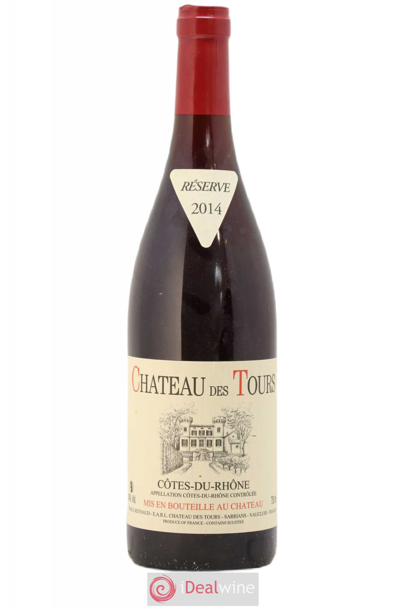 Côtes-du-Rhône Château des Tours Emmanuel Reynaud 2014 - Lot de 1 bouteille - 0