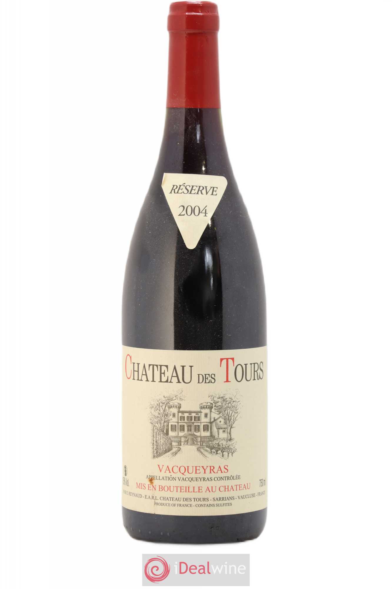 Vacqueyras Château des Tours Emmanuel Reynaud 2004 - Lot de 1 bouteille - 0