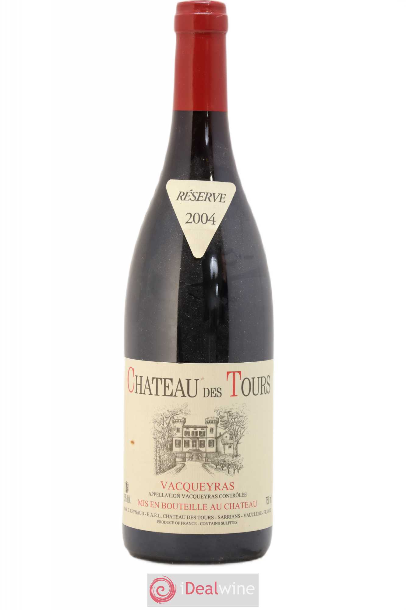 Vacqueyras Château des Tours Emmanuel Reynaud 2004 - Lot de 1 bouteille - 0