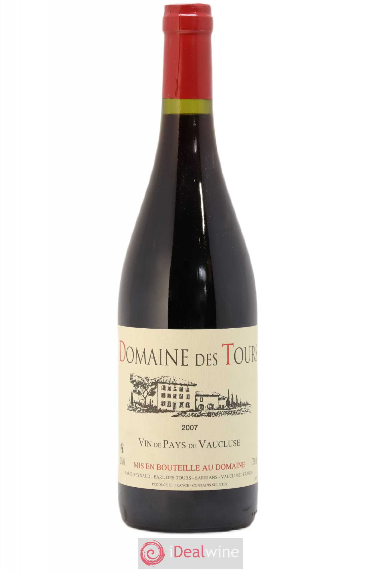 Vaucluse (Vin de Pays de Vaucluse) Domaine des Tours Emmanuel Reynaud 2007 - Lot de 1 bouteille - 0