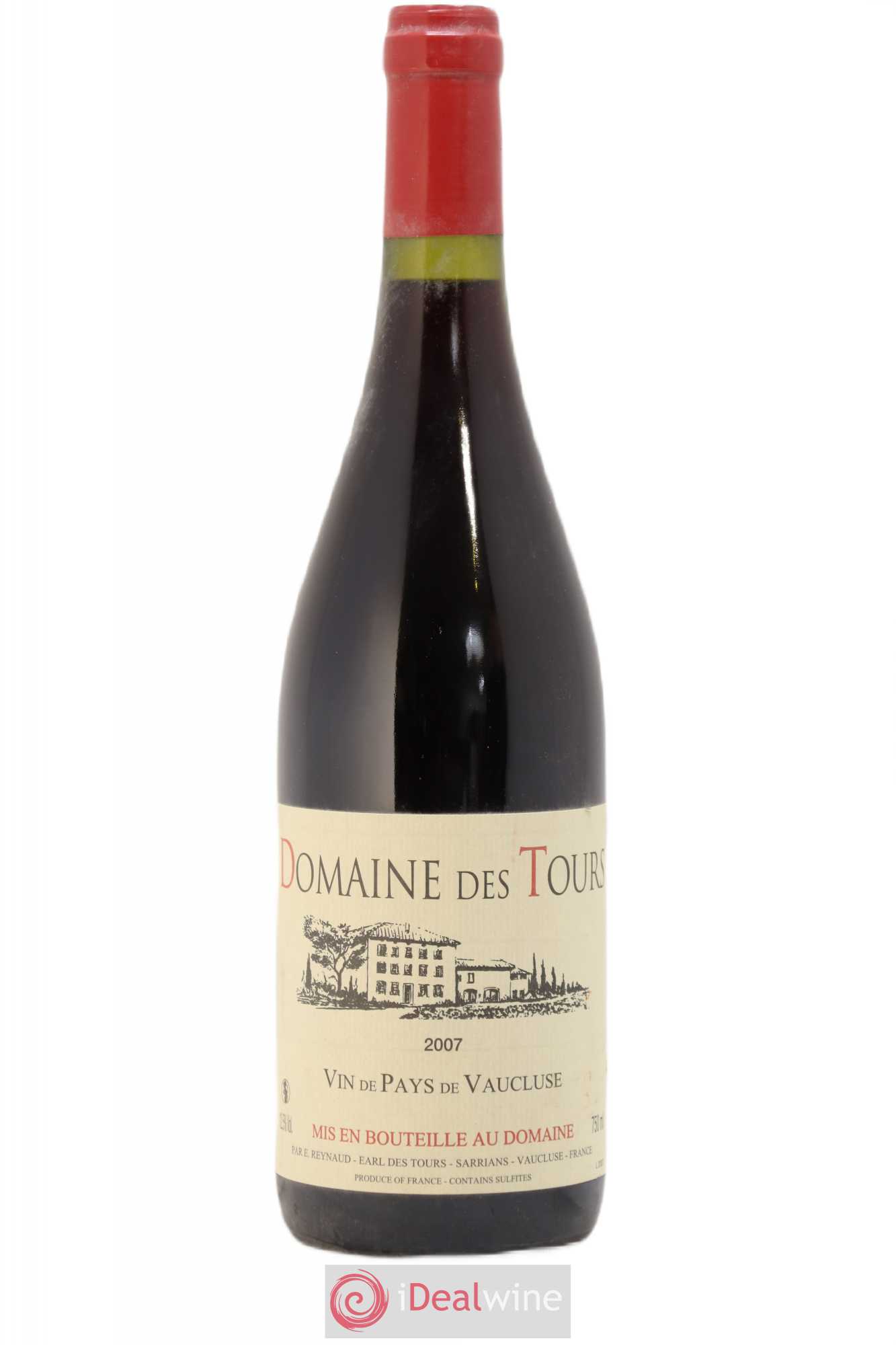 Vaucluse (Vin de Pays de Vaucluse) Domaine des Tours Emmanuel Reynaud 2007 - Lot de 1 bouteille - 0