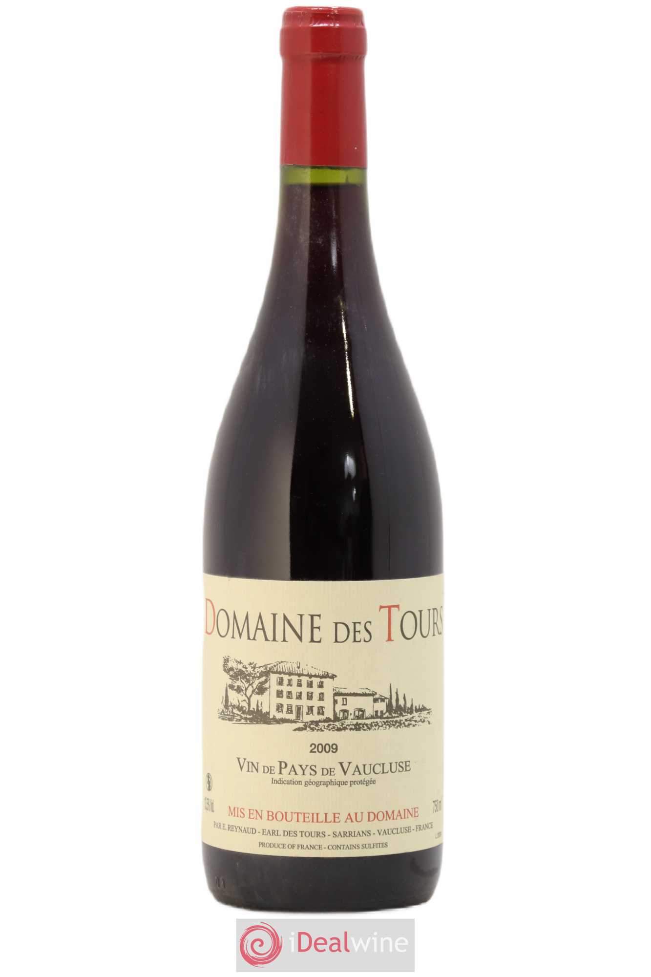 Vaucluse (Vin de Pays de Vaucluse) Domaine des Tours Emmanuel Reynaud 2009 - Lot de 1 bouteille - 0