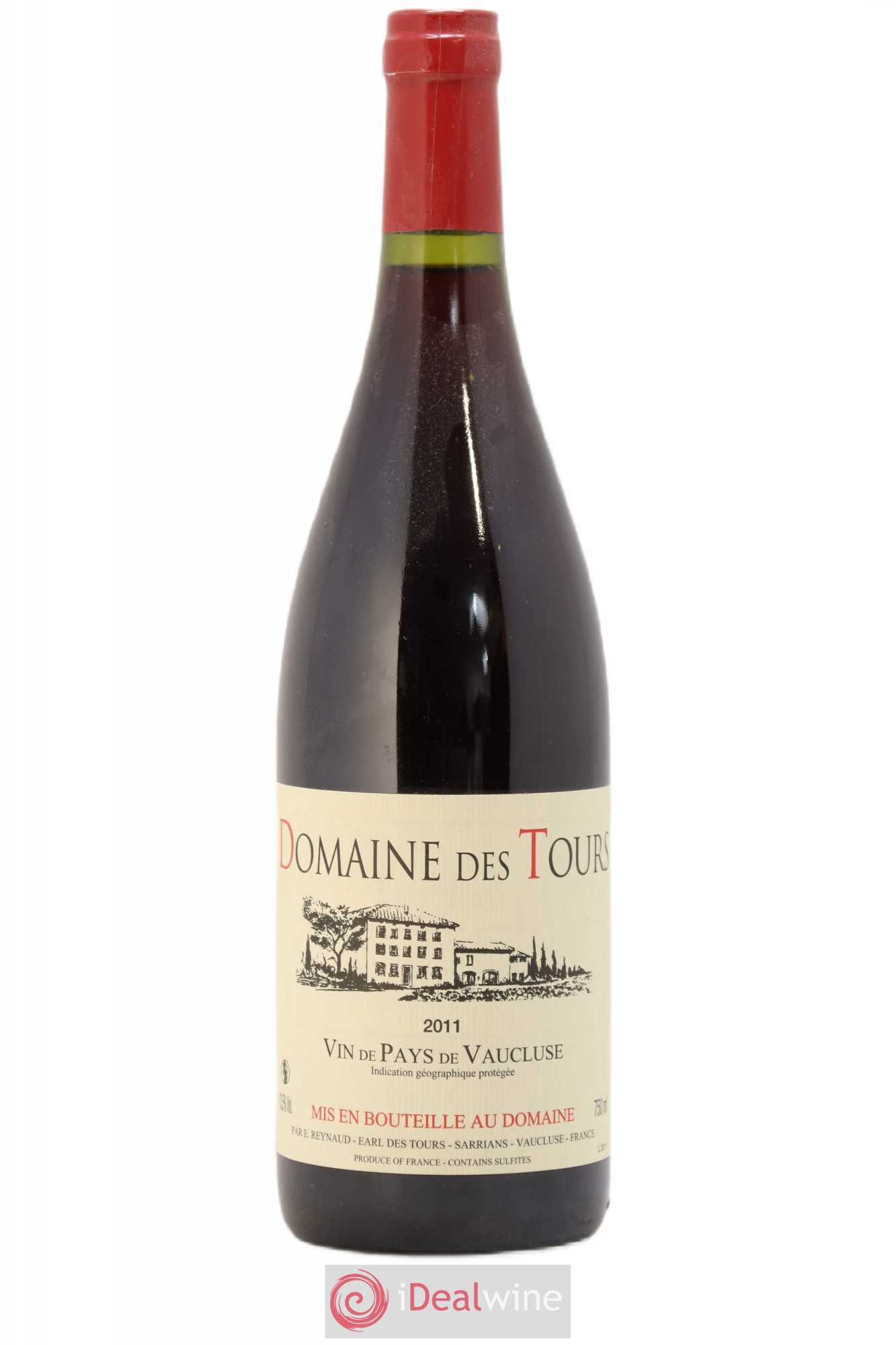 Vaucluse (Vin de Pays de Vaucluse) Domaine des Tours Emmanuel Reynaud 2011 - Lot de 1 bouteille - 0