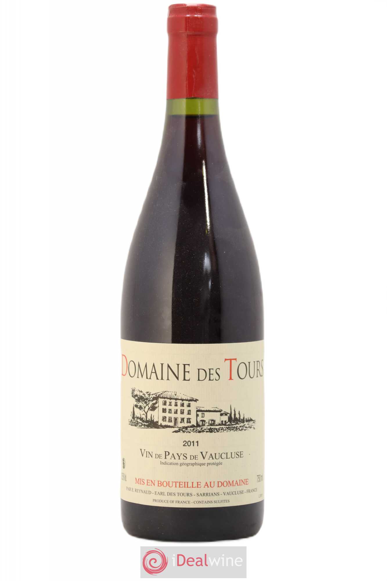 Vaucluse (Vin de Pays de Vaucluse) Domaine des Tours Emmanuel Reynaud 2011 - Lot de 1 bouteille - 0