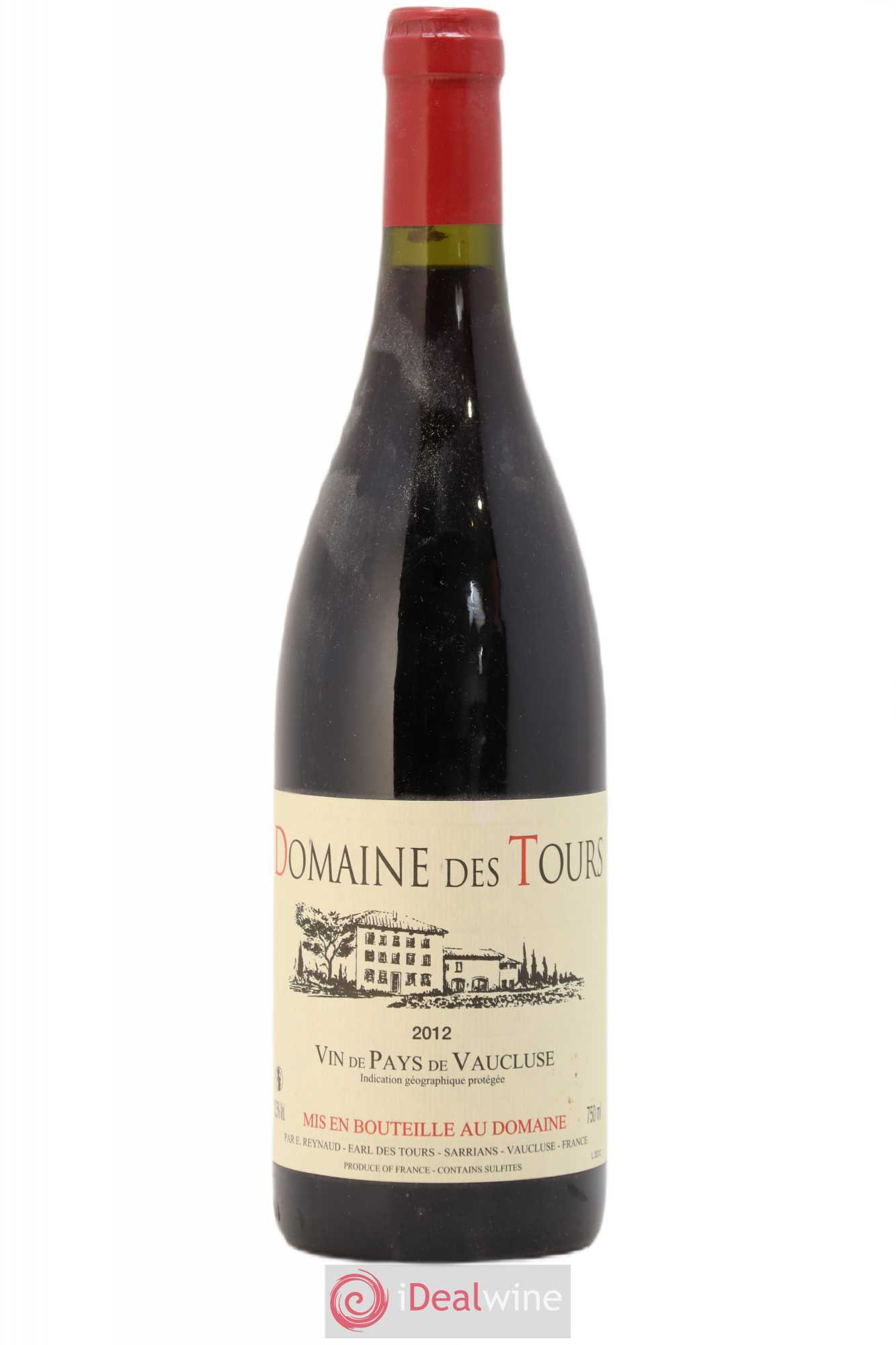 Vaucluse (Vin de Pays de Vaucluse) Domaine des Tours Emmanuel Reynaud 2012 - Lot de 1 bouteille - 0