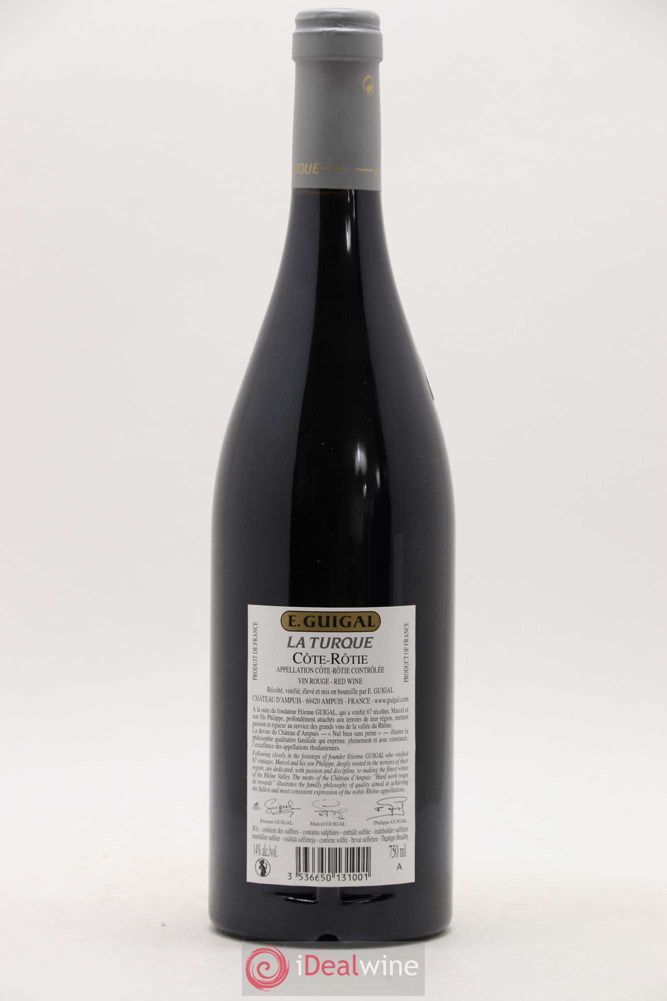 Côte-Rôtie La Turque Guigal 2015 - Lot de 1 bouteille - 1