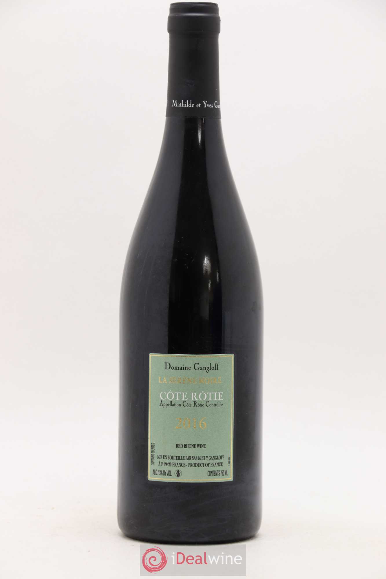 Côte-Rôtie La Sereine Noire Gangloff (Domaine) 2016 - Lot de 1 bouteille - 1