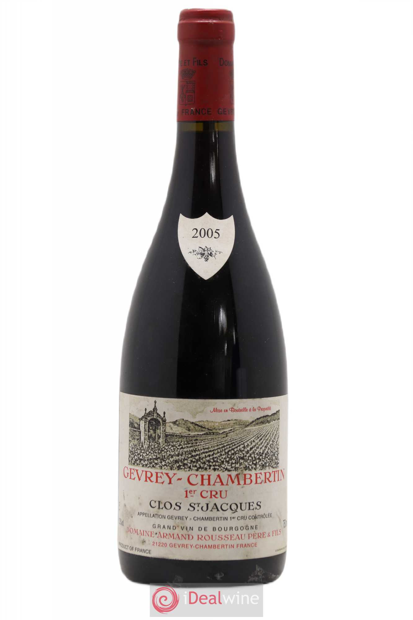 Gevrey-Chambertin 1er Cru Clos Saint-Jacques Armand Rousseau (Domaine) 2005 - Lot de 1 bouteille - 0