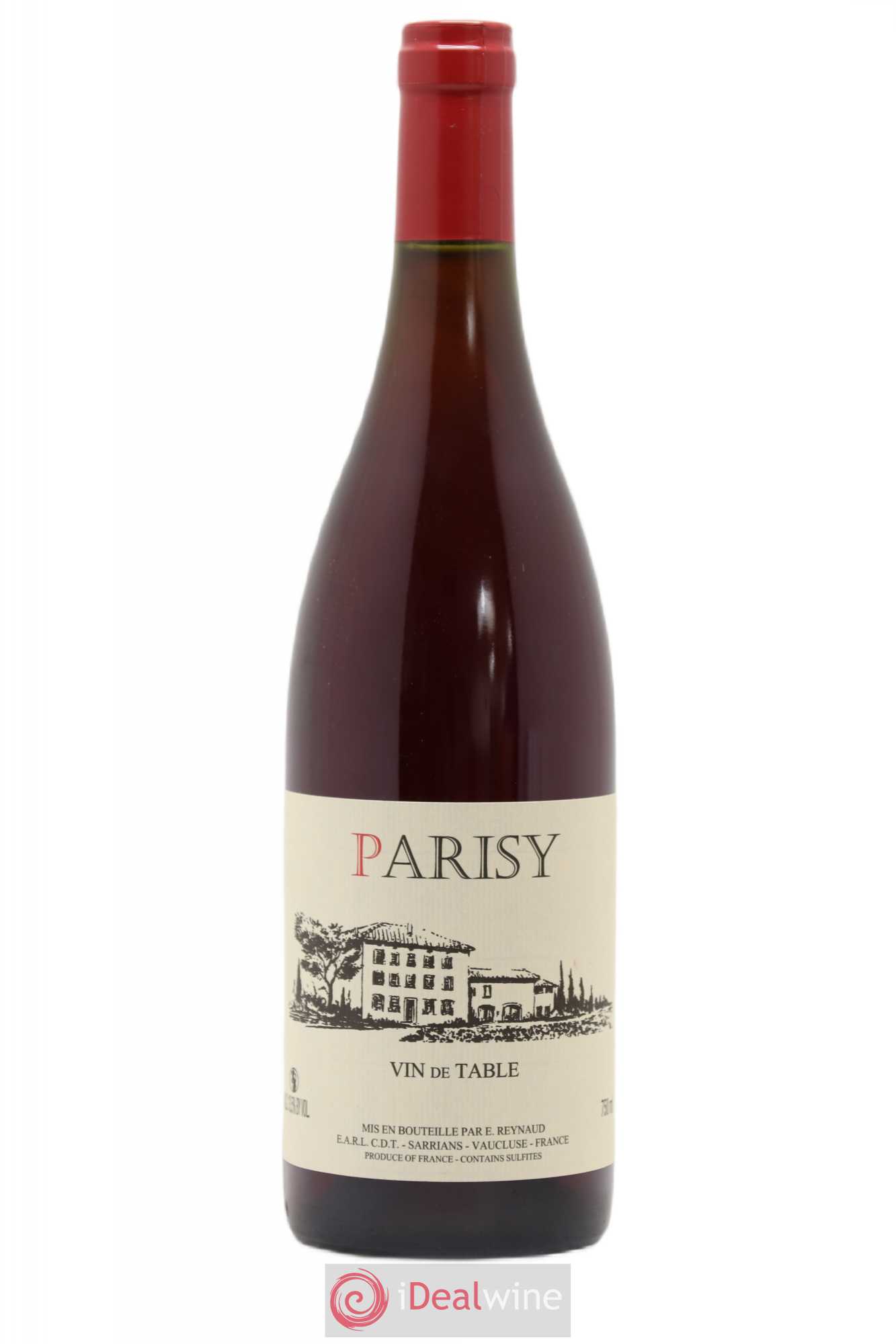Vin de Table Parisy Emmanuel Reynaud - Lot de 1 bouteille - 0