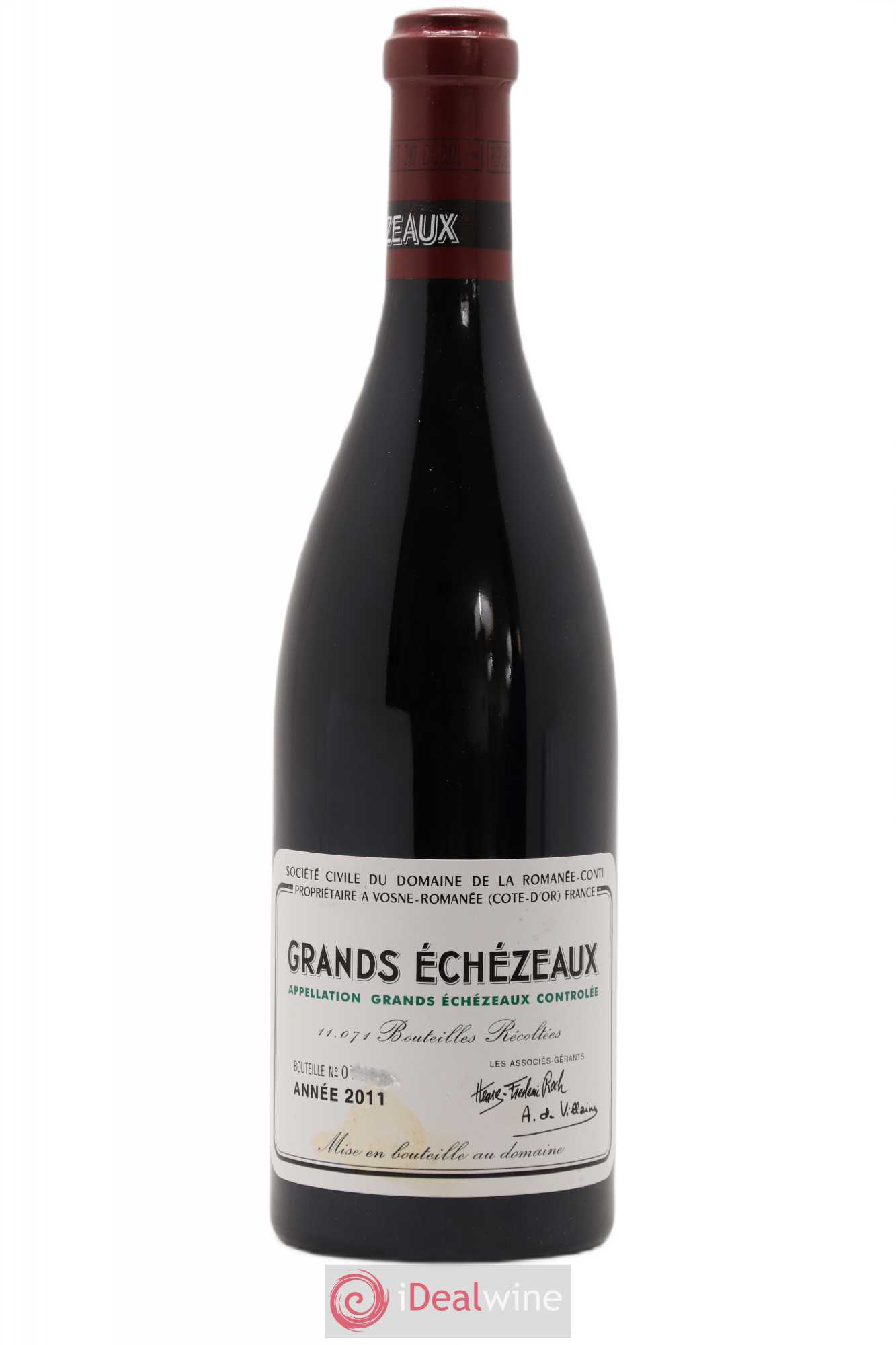 Grands-Echezeaux Grand Cru Domaine de la Romanée-Conti 2011 - Lot de 1 bouteille - 0