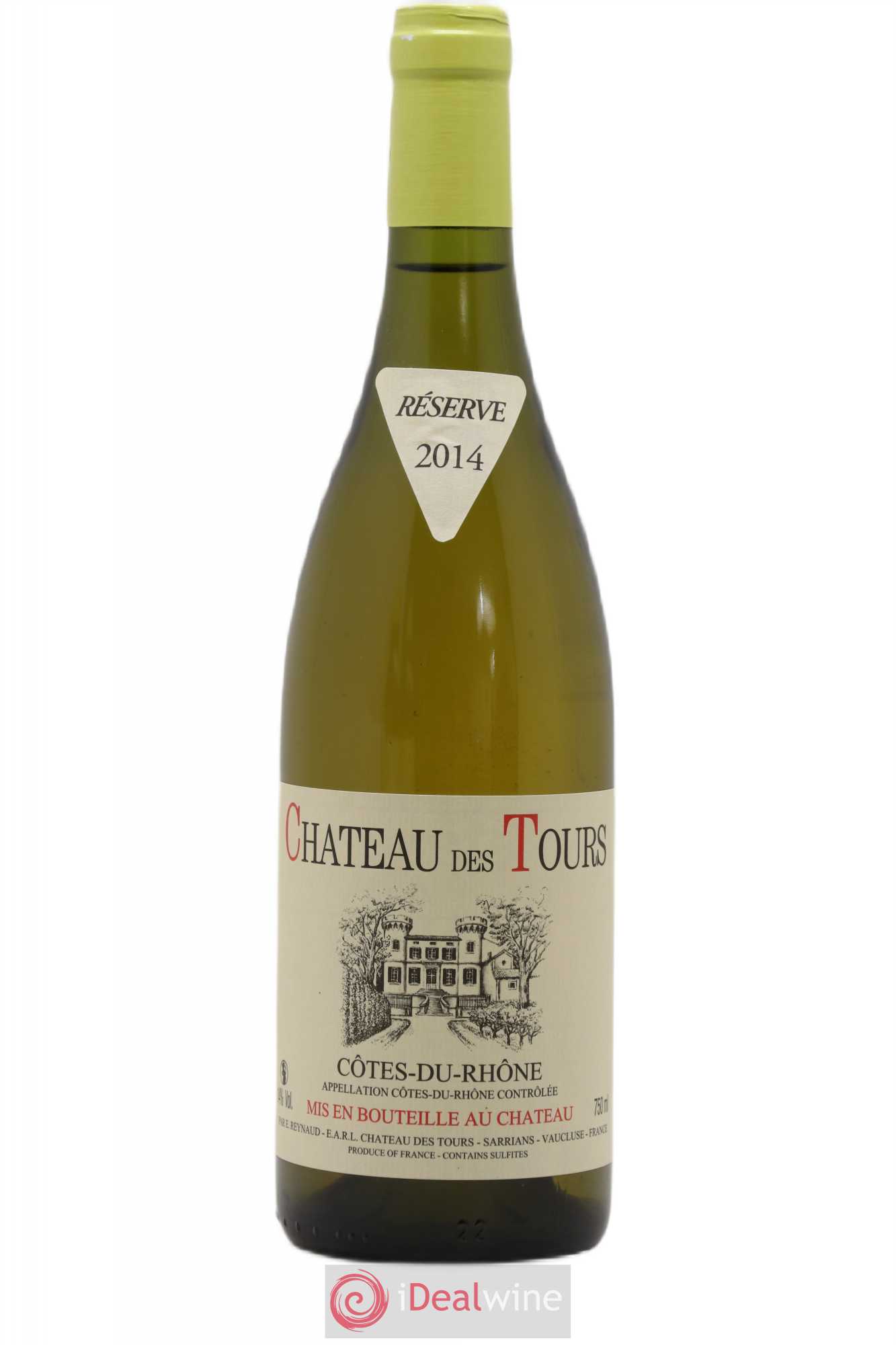 Côtes-du-Rhône Château des Tours Emmanuel Reynaud 2014 - Lot de 1 bouteille - 0