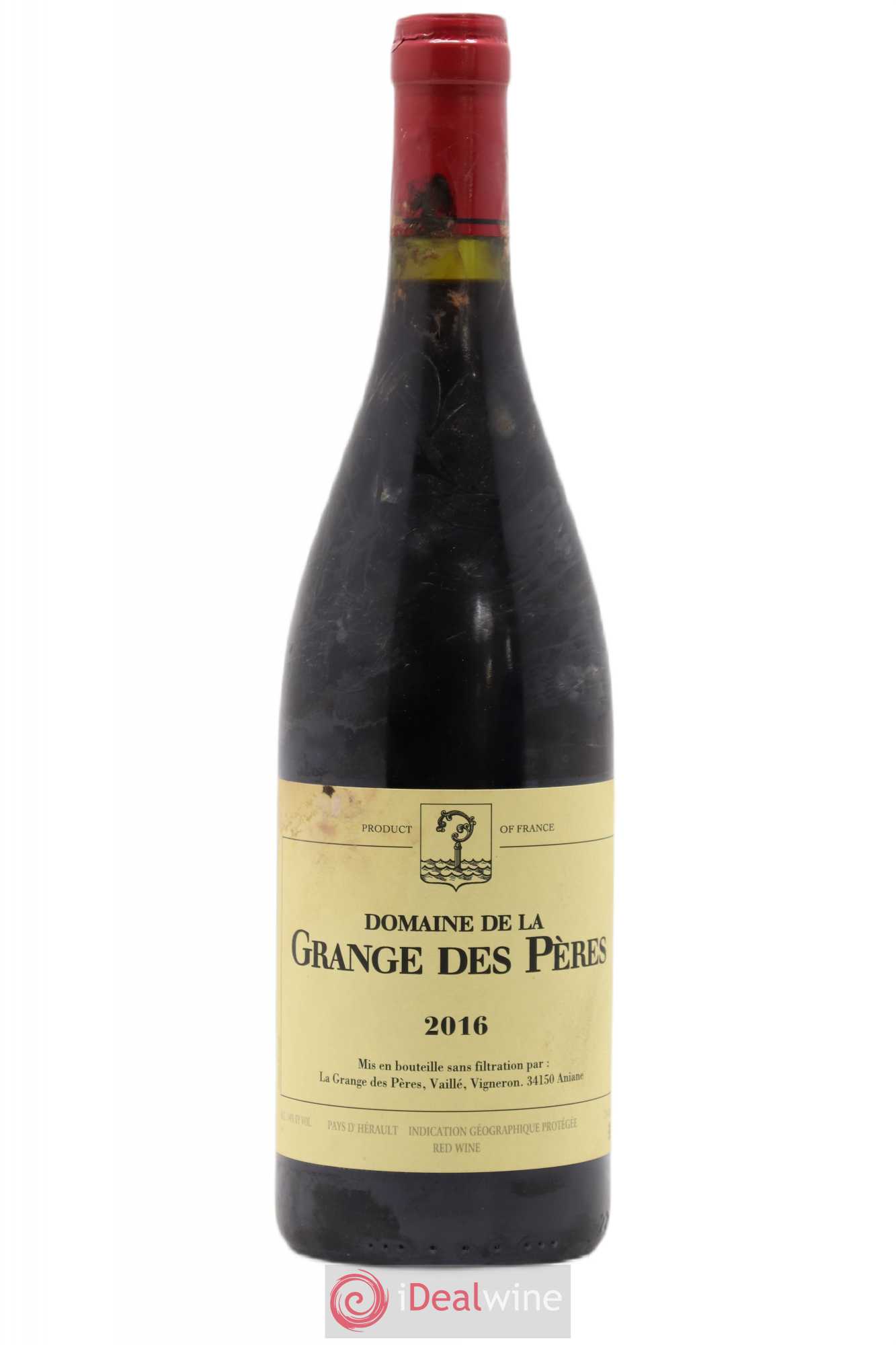 Pays d'Hérault Grange des Pères Laurent Vaillé 2016 - Lot de 1 bouteille - 0