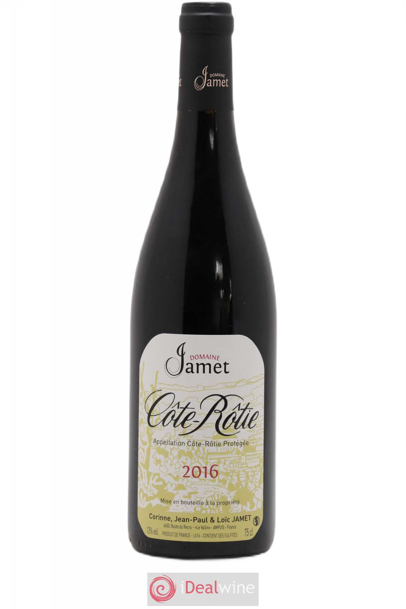Côte-Rôtie Jamet (Domaine) 2016 - Lot de 1 bouteille - 0