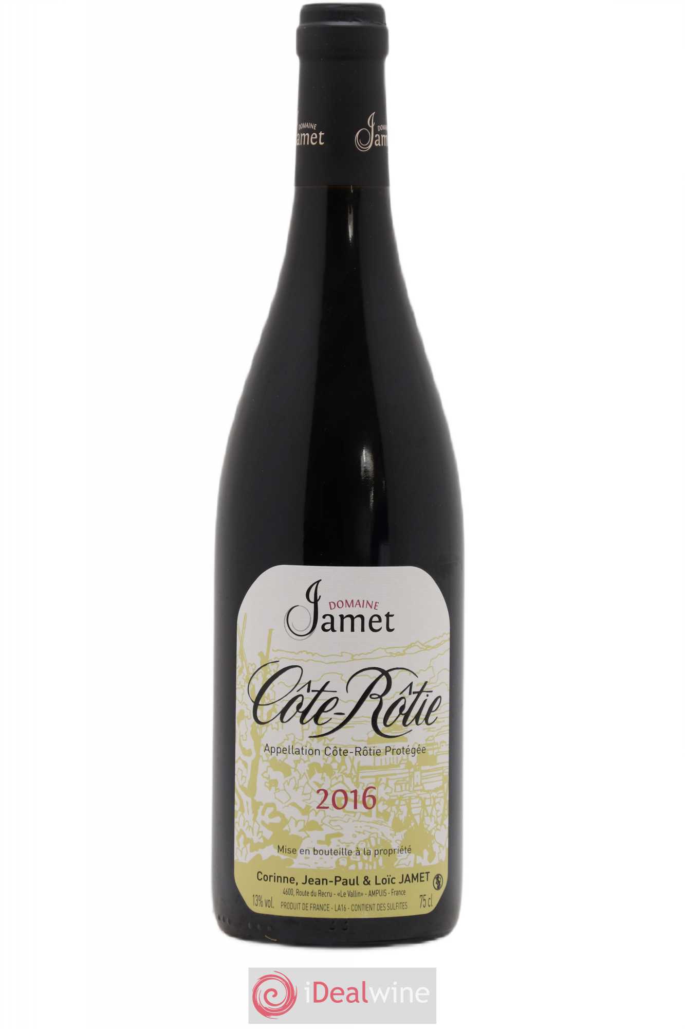 Côte-Rôtie Jamet (Domaine) 2016 - Lot de 1 bouteille - 0