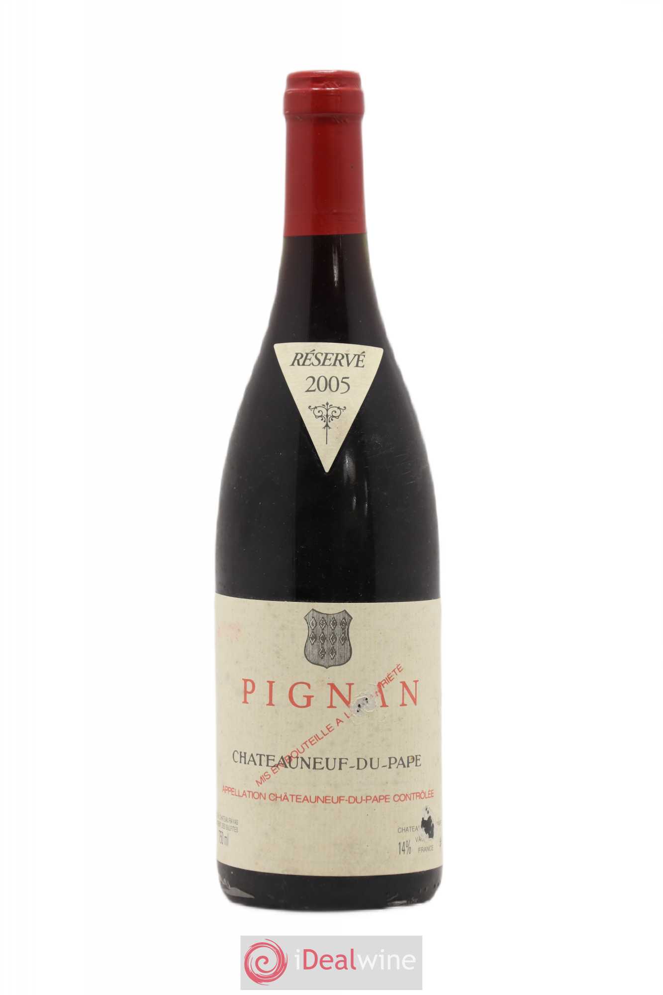 Châteauneuf-du-Pape Pignan Emmanuel Reynaud 2005 - Lot de 1 bouteille - 0
