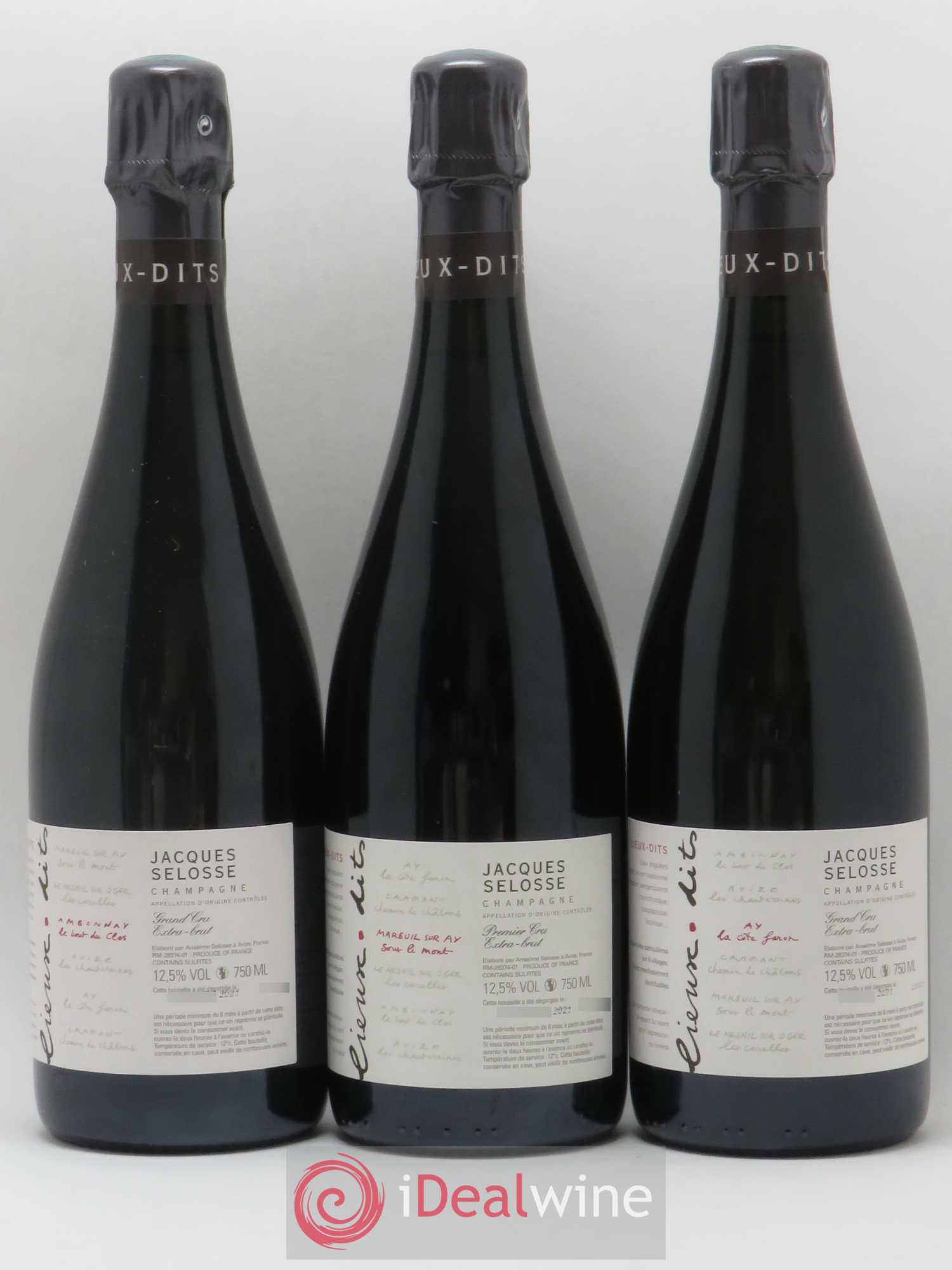 Caisse Collection Lieux-dits Jacques Selosse - Lot de 6 bouteilles - 1