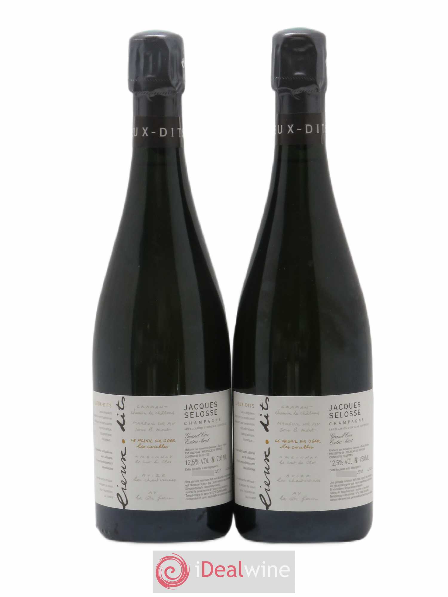 Les Carelles Blanc de Blancs Jacques Selosse - Lot de 2 bouteilles - 0