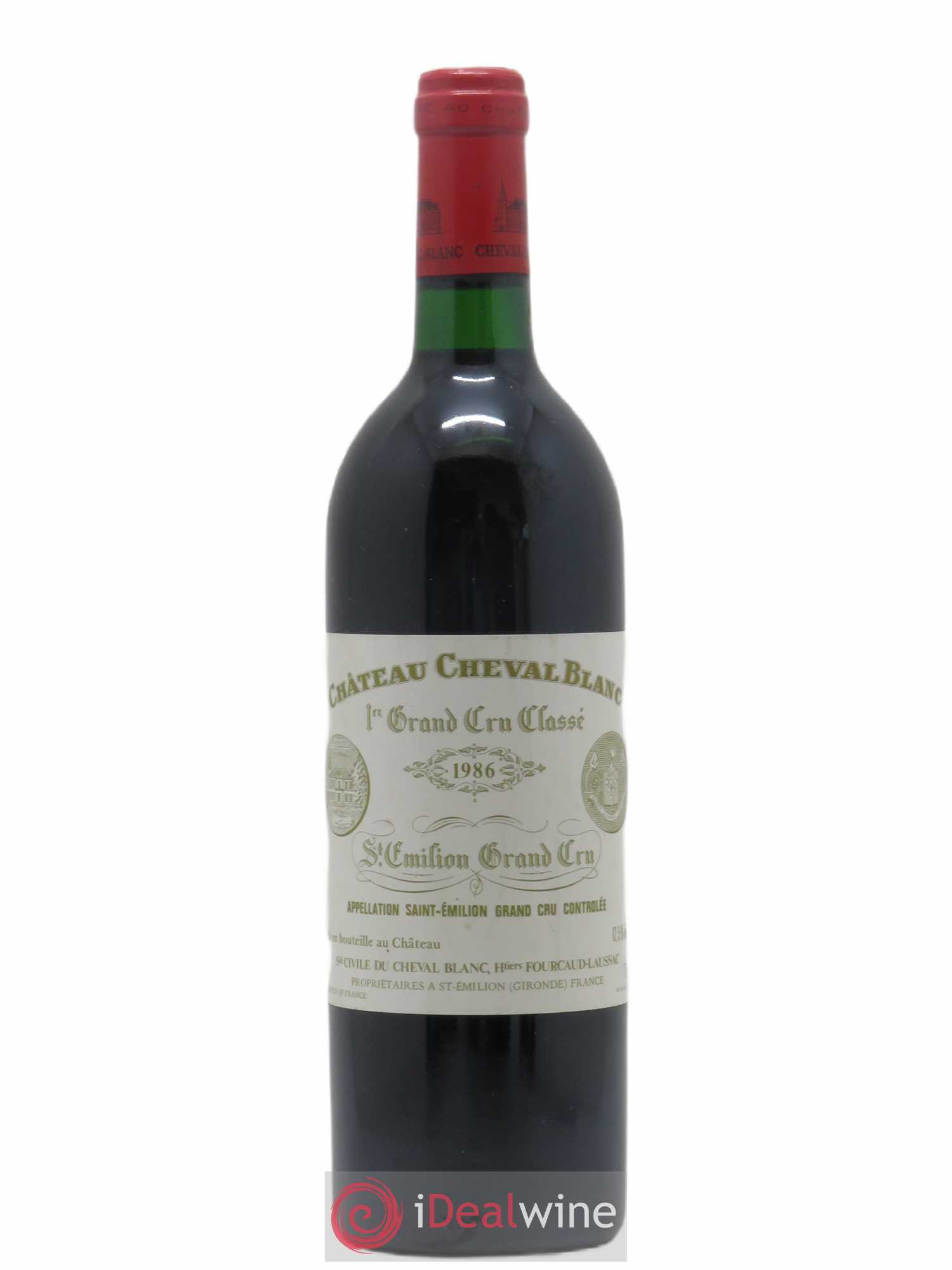 Château Cheval Blanc 1er Grand Cru Classé A 1986 - Lot de 1 bouteille - 0
