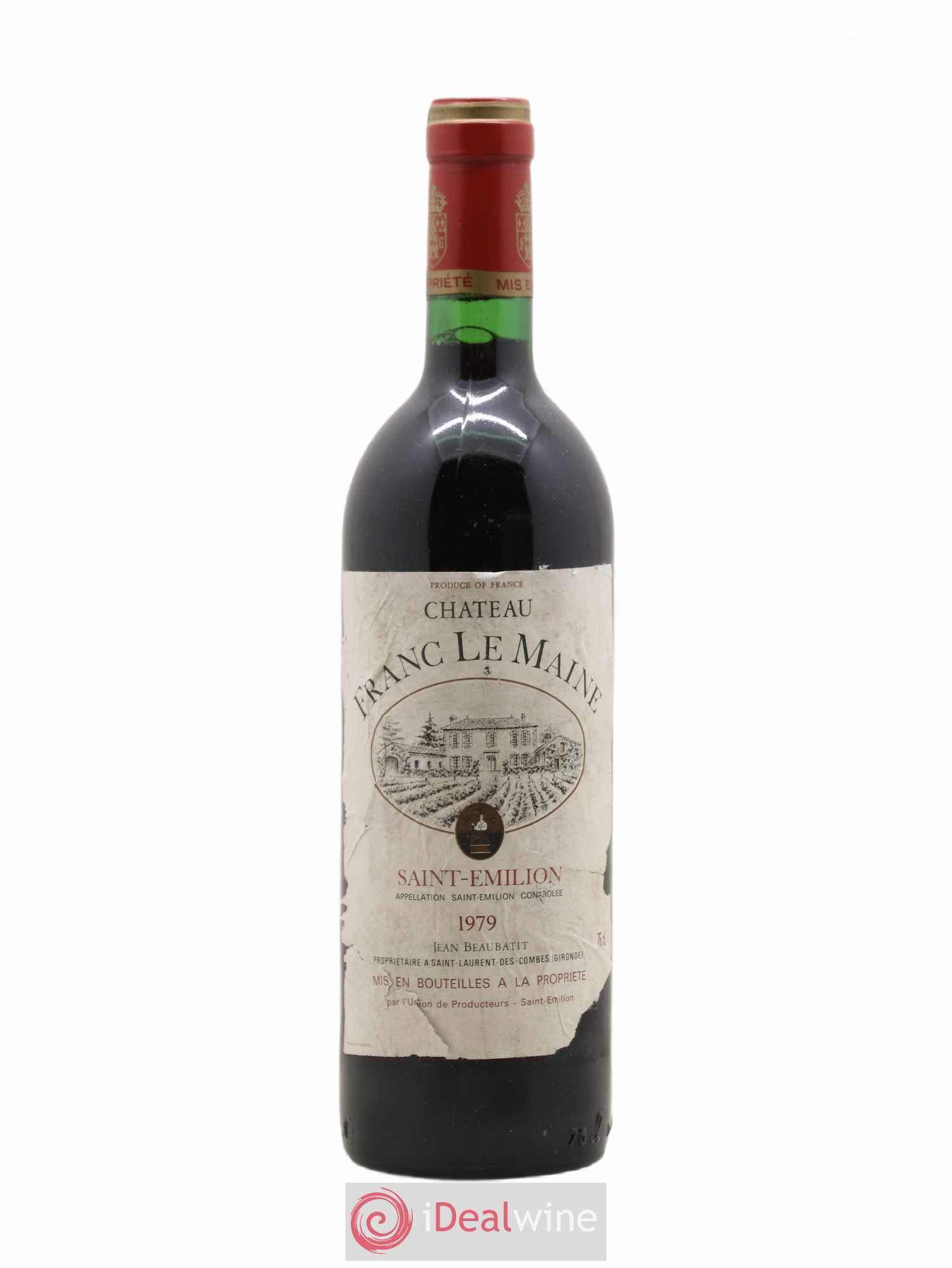 Bordeaux Saint Emilion Franc Le Maine 1979 - Posten von 1 Flasche - 0