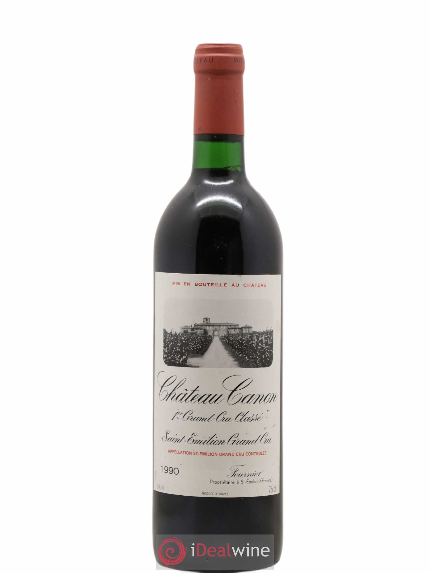 Château Canon 1er Grand Cru Classé B 1990 - Lot de 1 bouteille - 0