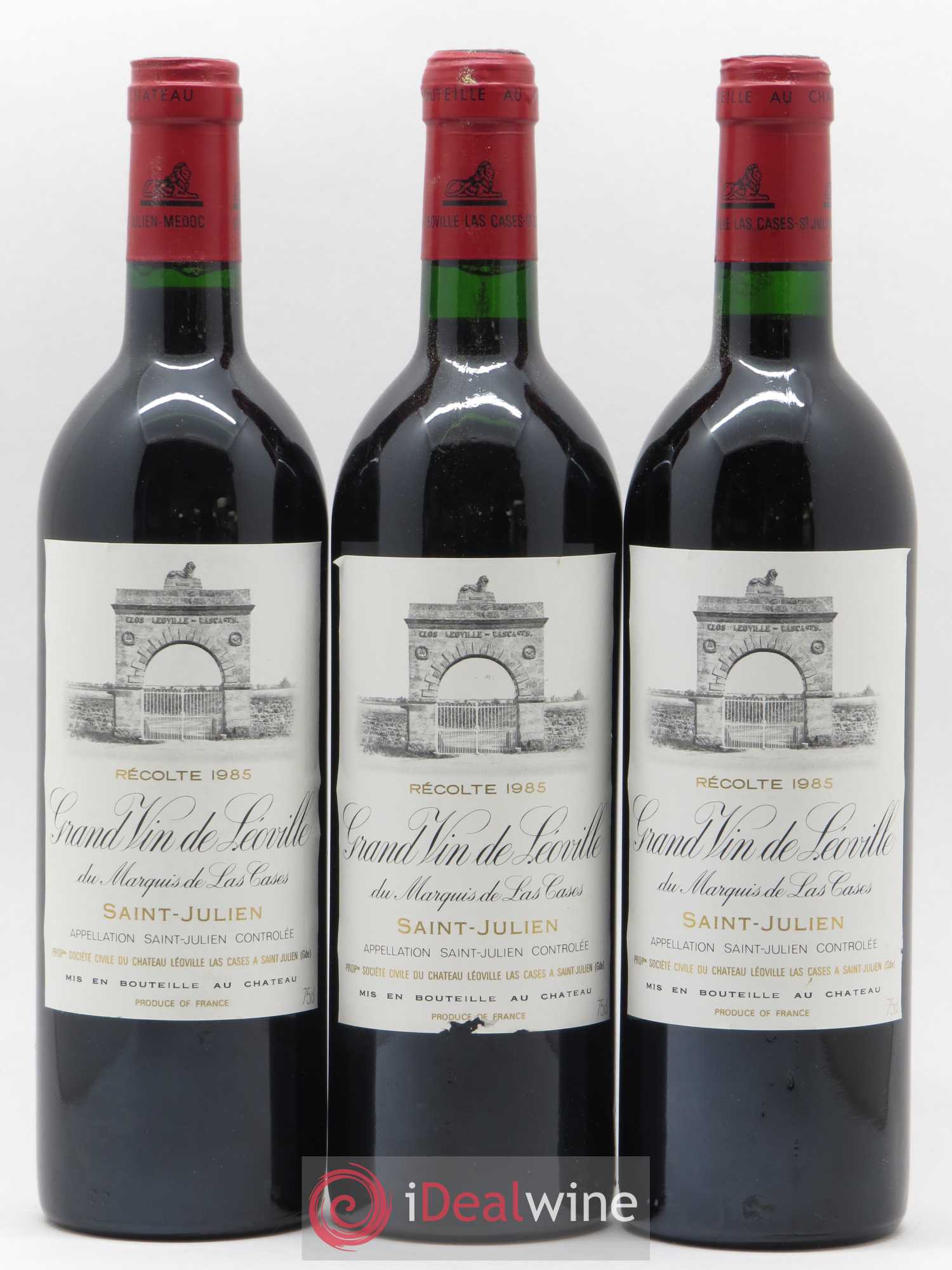 Château Léoville Las Cases 2ème Grand Cru Classé 1985 - Lot of 12 bottles - 1