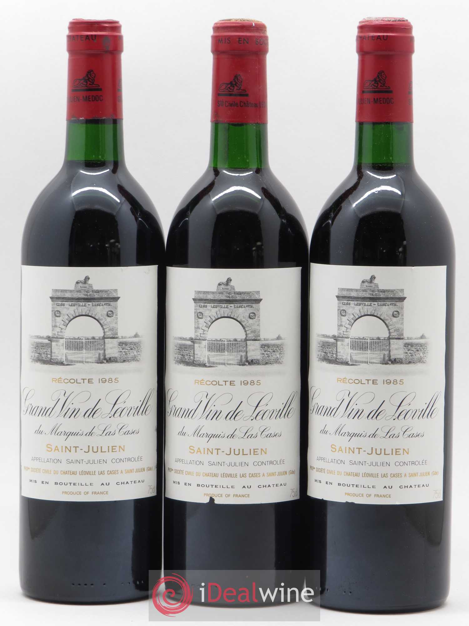 Château Léoville Las Cases 2ème Grand Cru Classé 1985 - Lot of 12 bottles - 3
