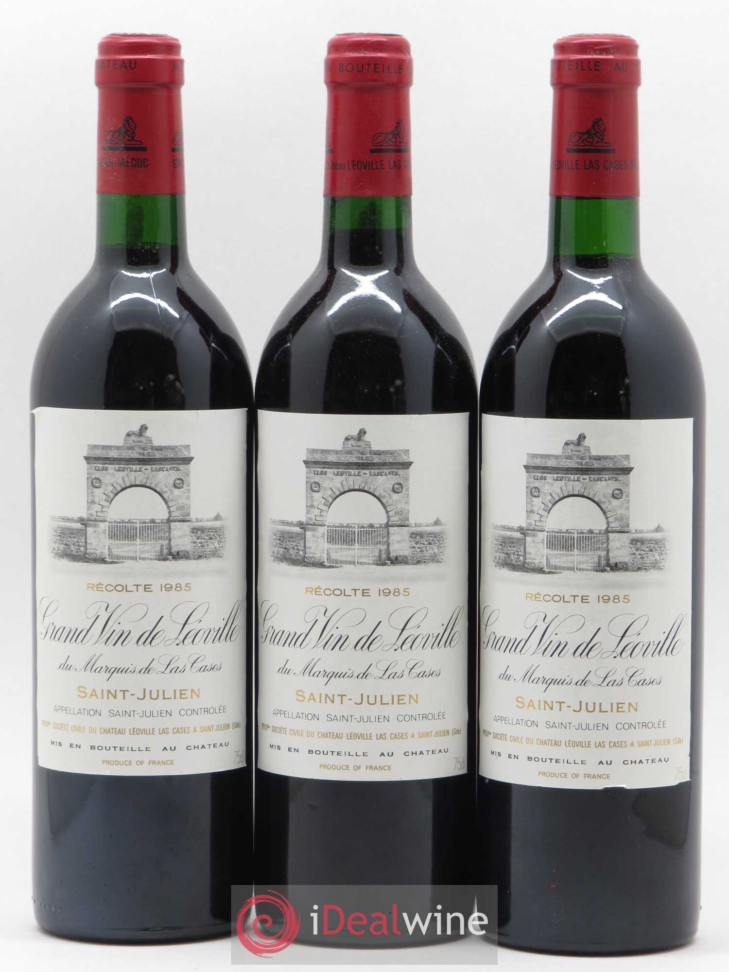 Château Léoville Las Cases 2ème Grand Cru Classé 1985 - Lot of 12 bottles - 4