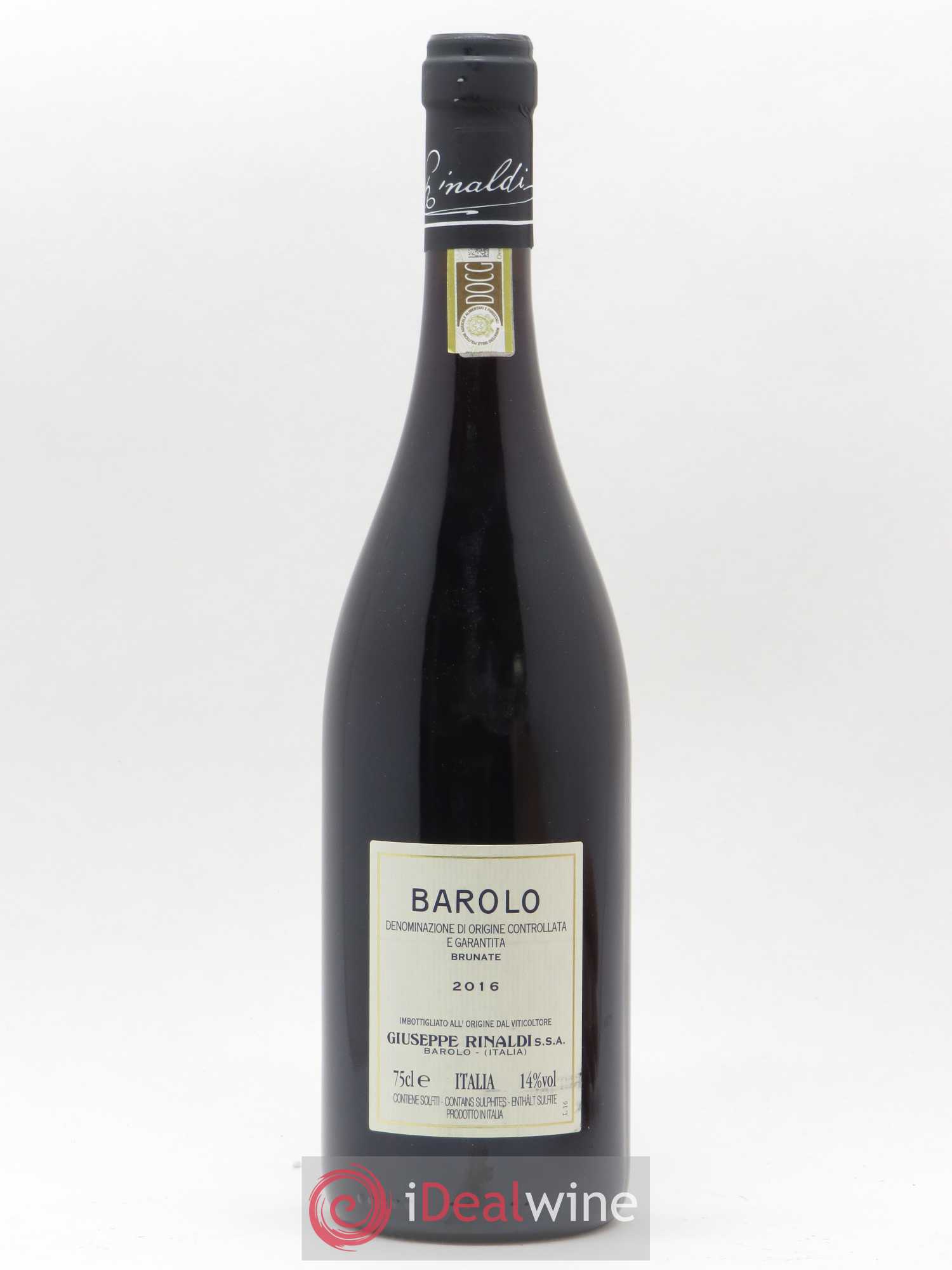 Barolo DOCG Brunate Giuseppe Rinaldi 2016 - Lot de 1 bouteille - 1