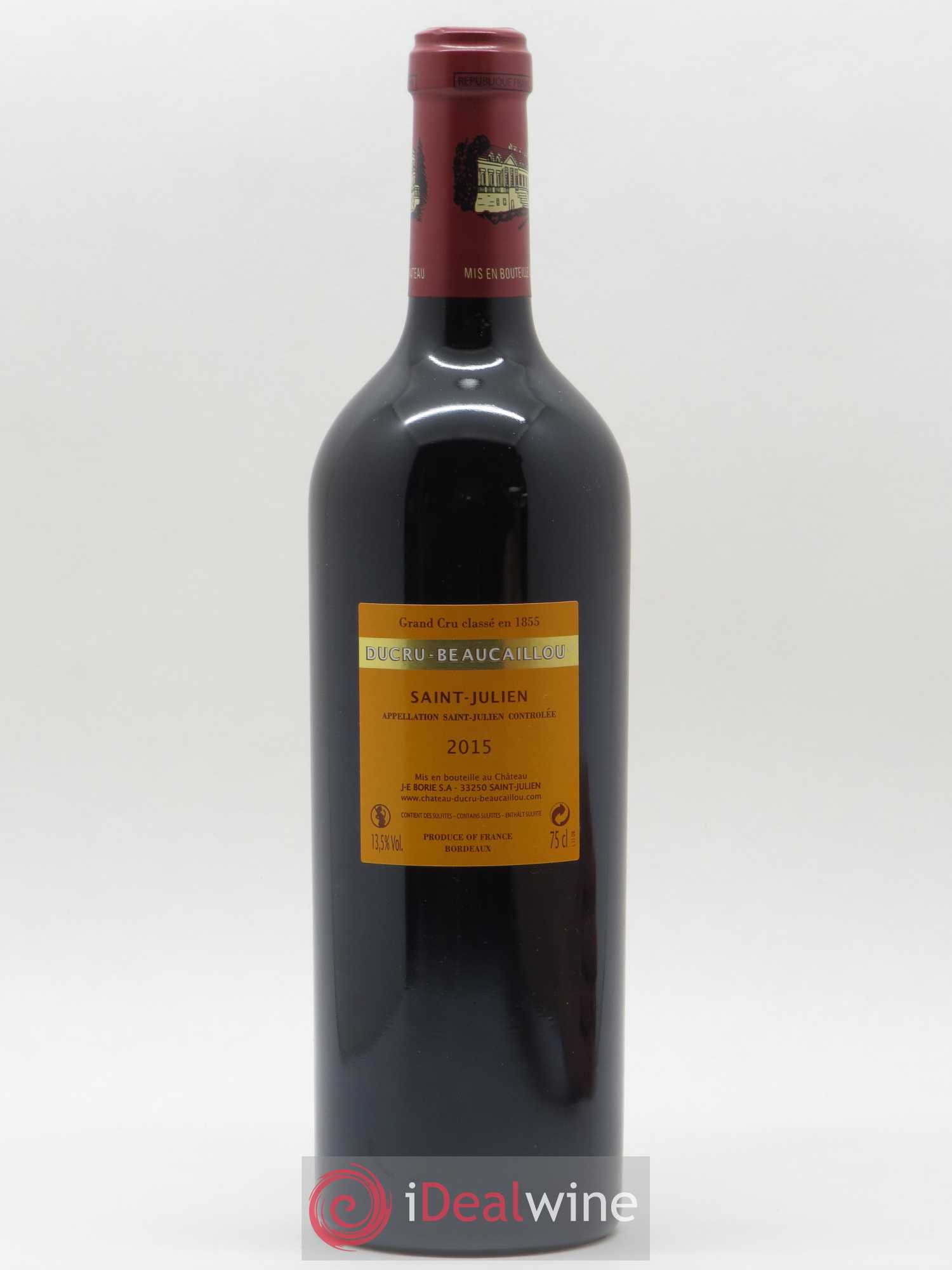 Château Ducru Beaucaillou 2ème Grand Cru Classé 2015 - Lot de 1 bouteille - 1