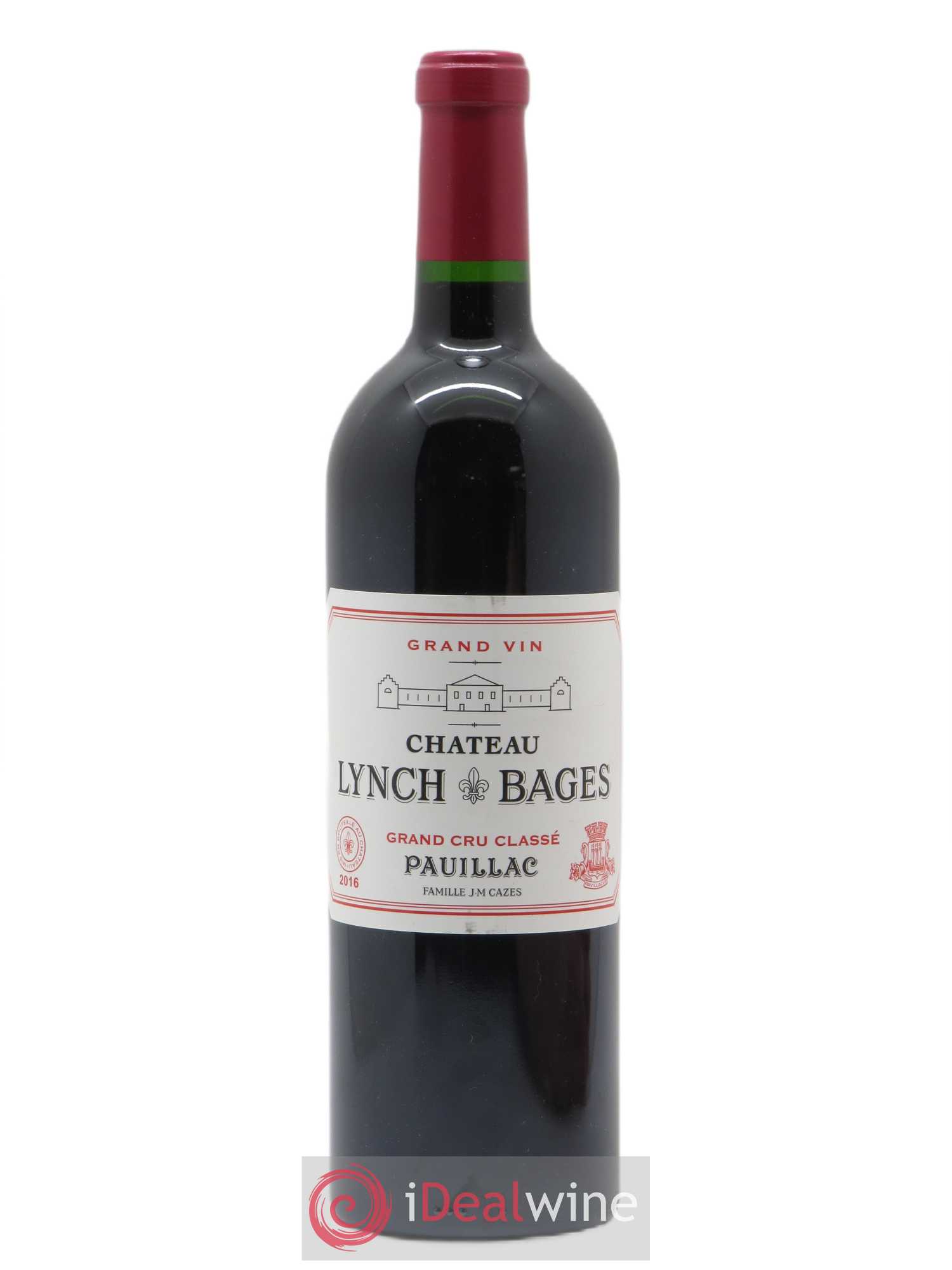 Château Lynch Bages 5ème Grand Cru Classé 2016 - Lot de 1 bouteille - 0