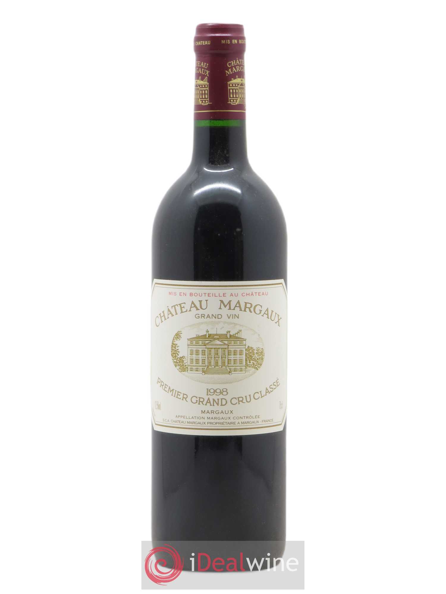 Château Margaux 1er Grand Cru Classé 1998 - Lot de 1 bouteille - 0
