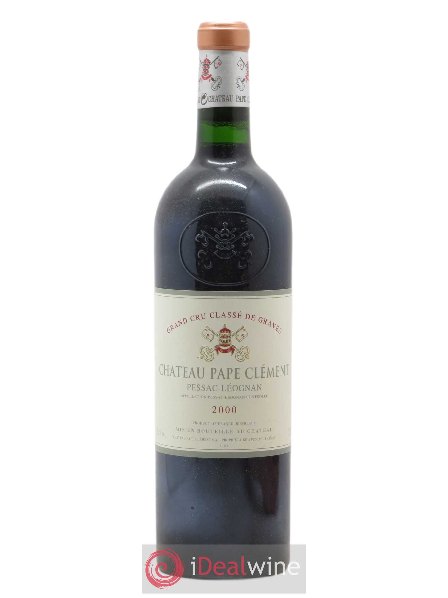 Château Pape Clément Cru Classé de Graves 2000 - Lot de 1 bouteille - 0