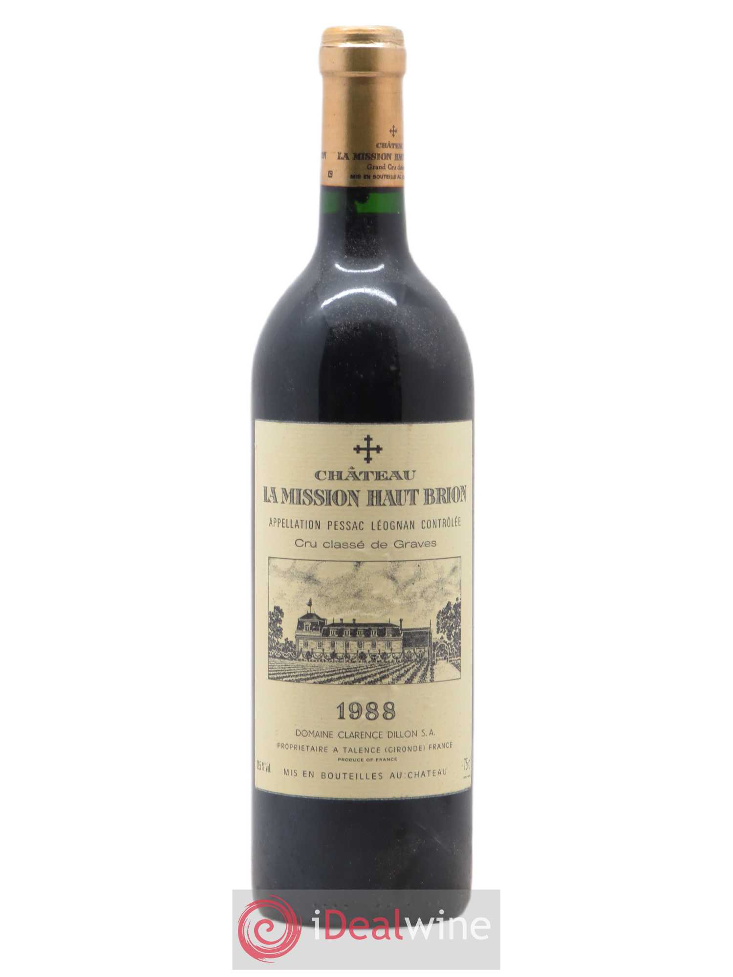 Château la Mission Haut-Brion Cru Classé de Graves 1988 - Lot de 1 bouteille - 0
