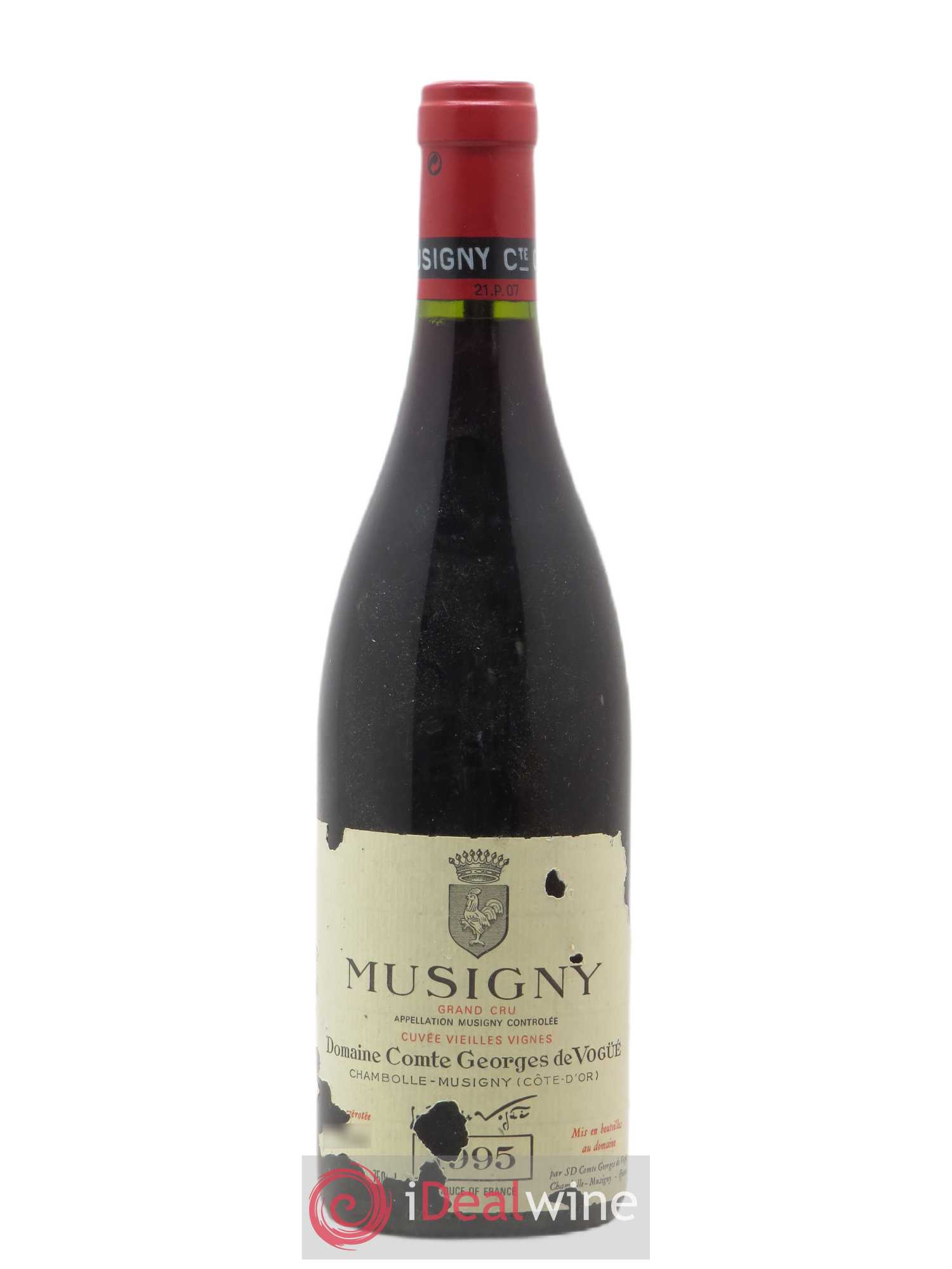 Musigny Grand Cru Cuvée Vieilles Vignes Comte Georges de Vogüé 1995 - Lot de 1 bouteille - 0
