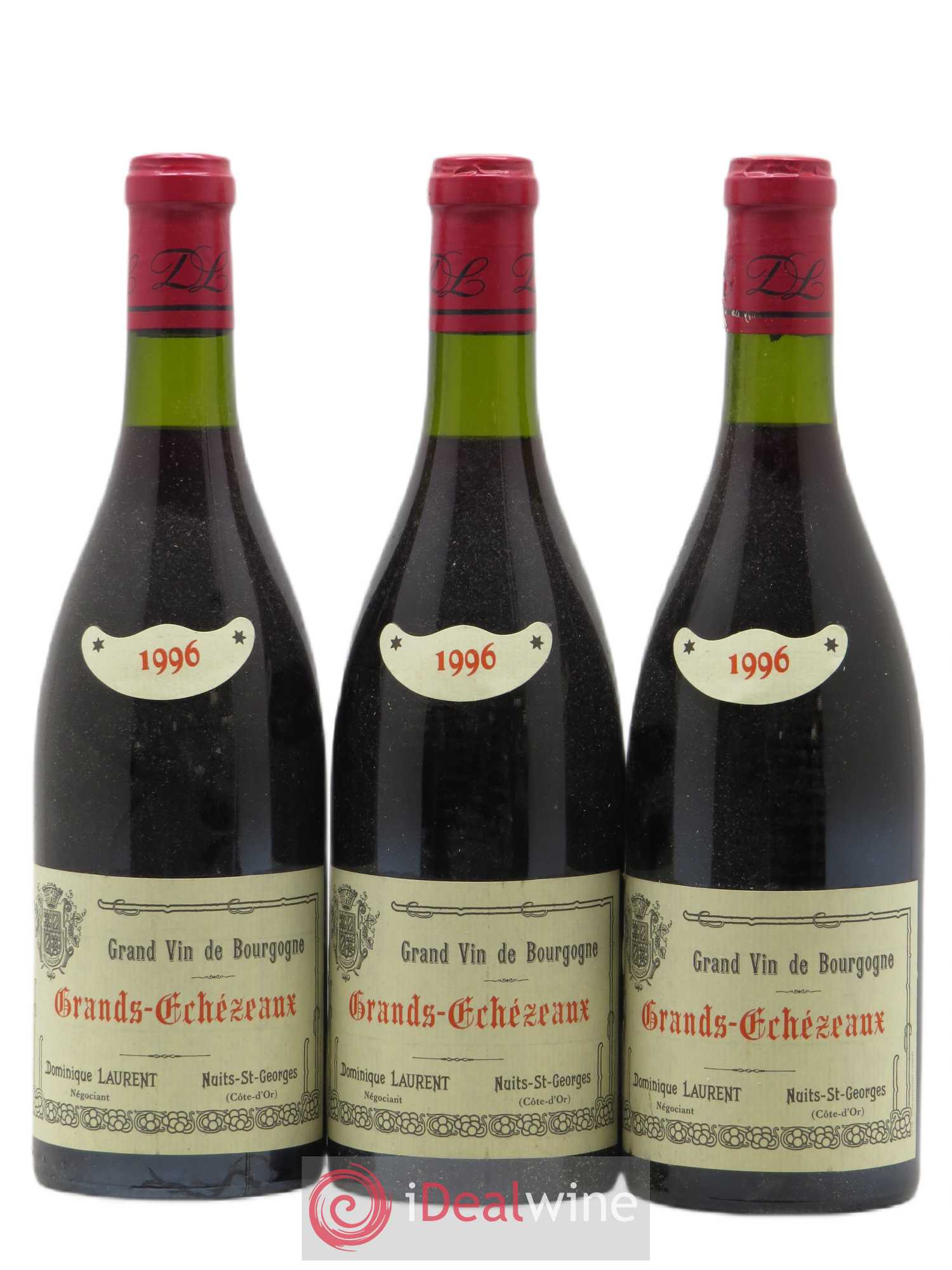 Grands-Echezeaux Grand Cru Dominique Laurent 1996 - Lot de 3 bouteilles - 0