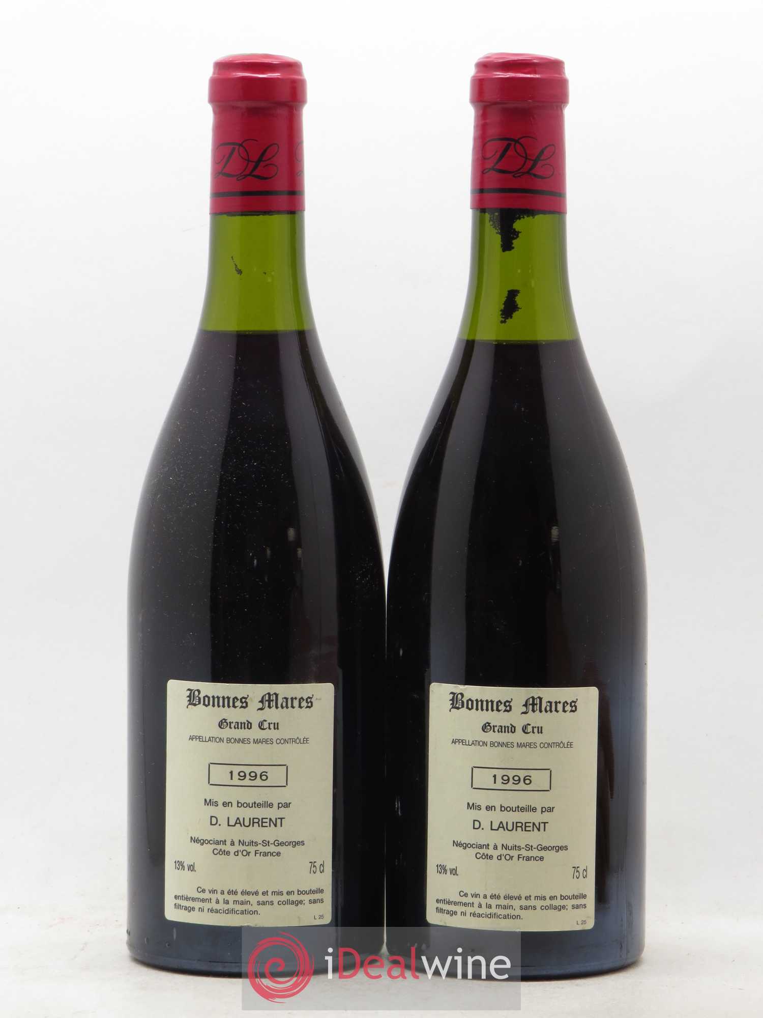 Bonnes-Mares Grand Cru Dominique Laurent 1996 - Lot de 2 bouteilles - 1