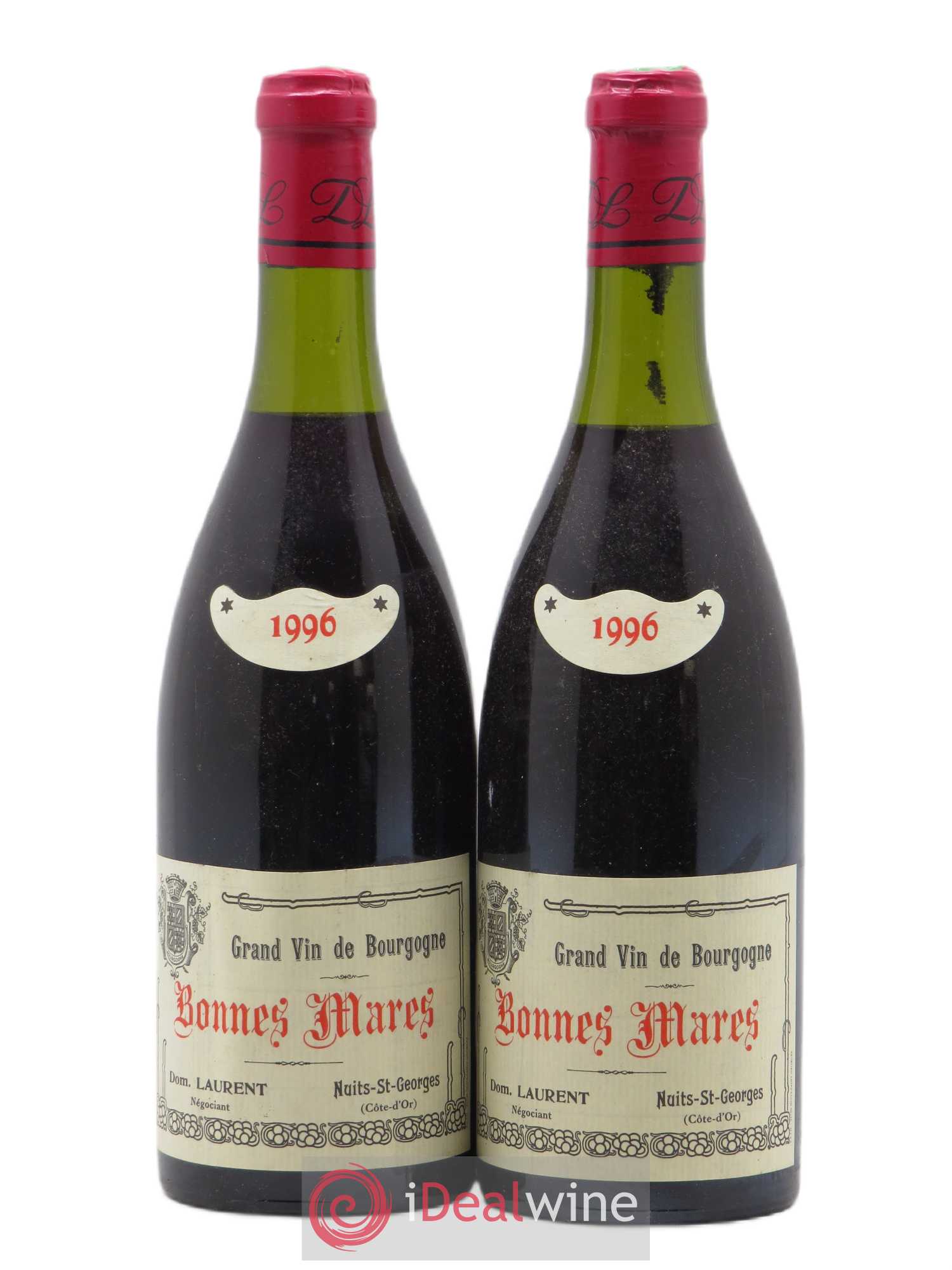 Bonnes-Mares Grand Cru Dominique Laurent 1996 - Lot de 2 bouteilles - 0