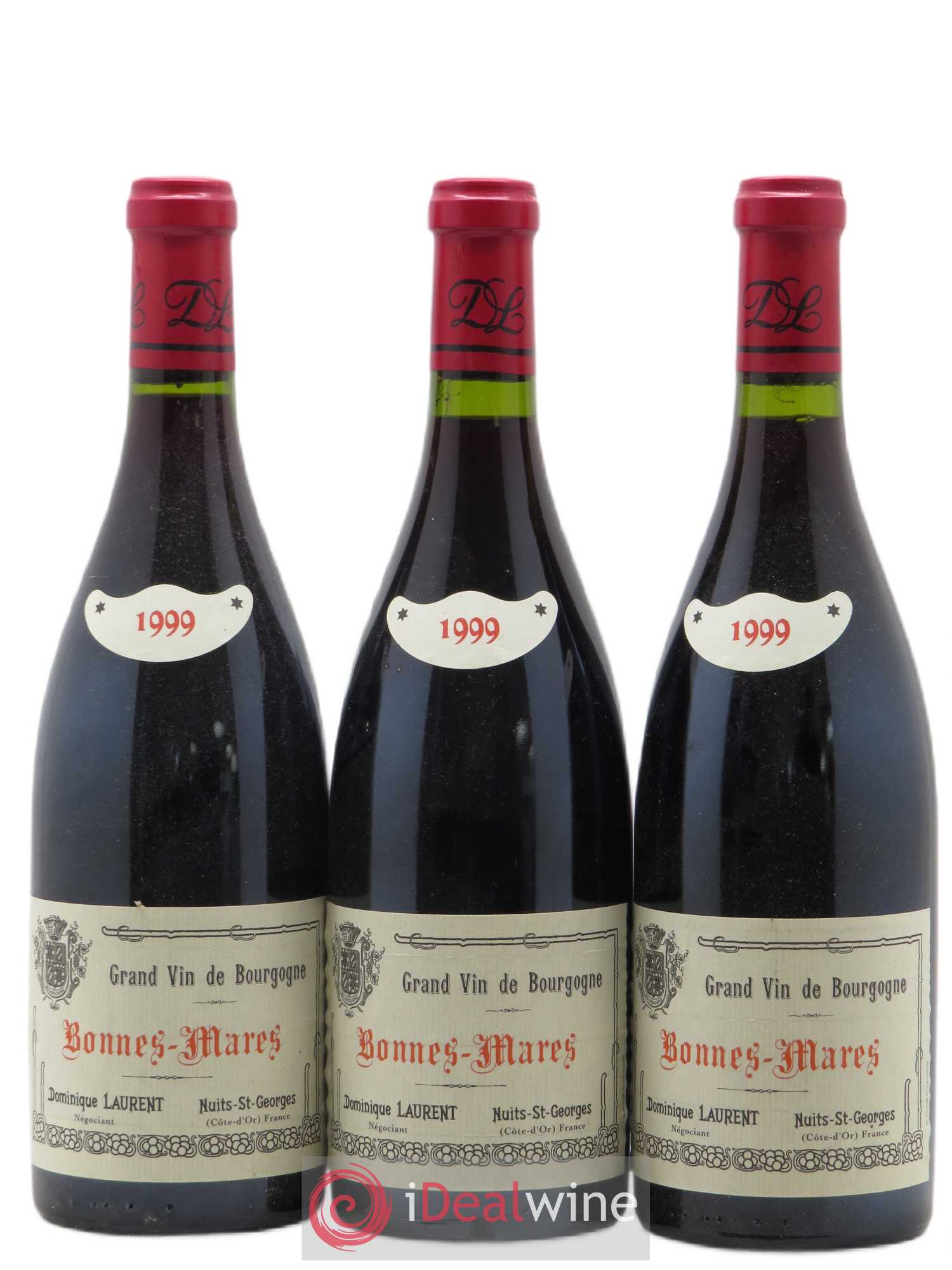 Bonnes-Mares Grand Cru Dominique Laurent 1999 - Lot de 3 bouteilles - 0