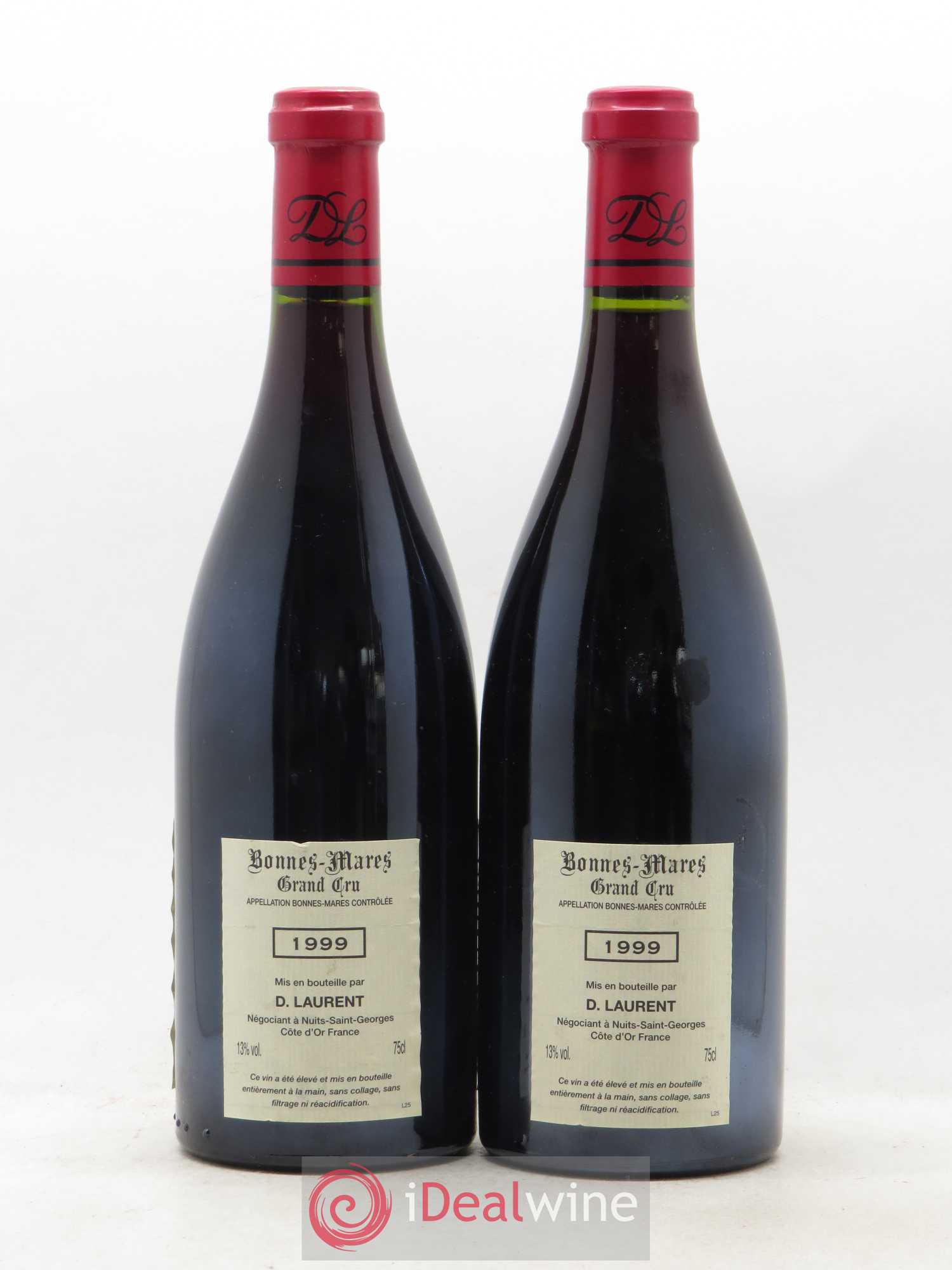 Bonnes-Mares Grand Cru Dominique Laurent 1999 - Lot de 2 bouteilles - 1