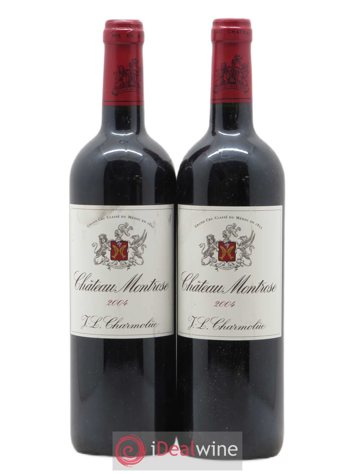 Château Montrose 2ème Grand Cru Classé 2004 - Lot de 2 bouteilles - 0