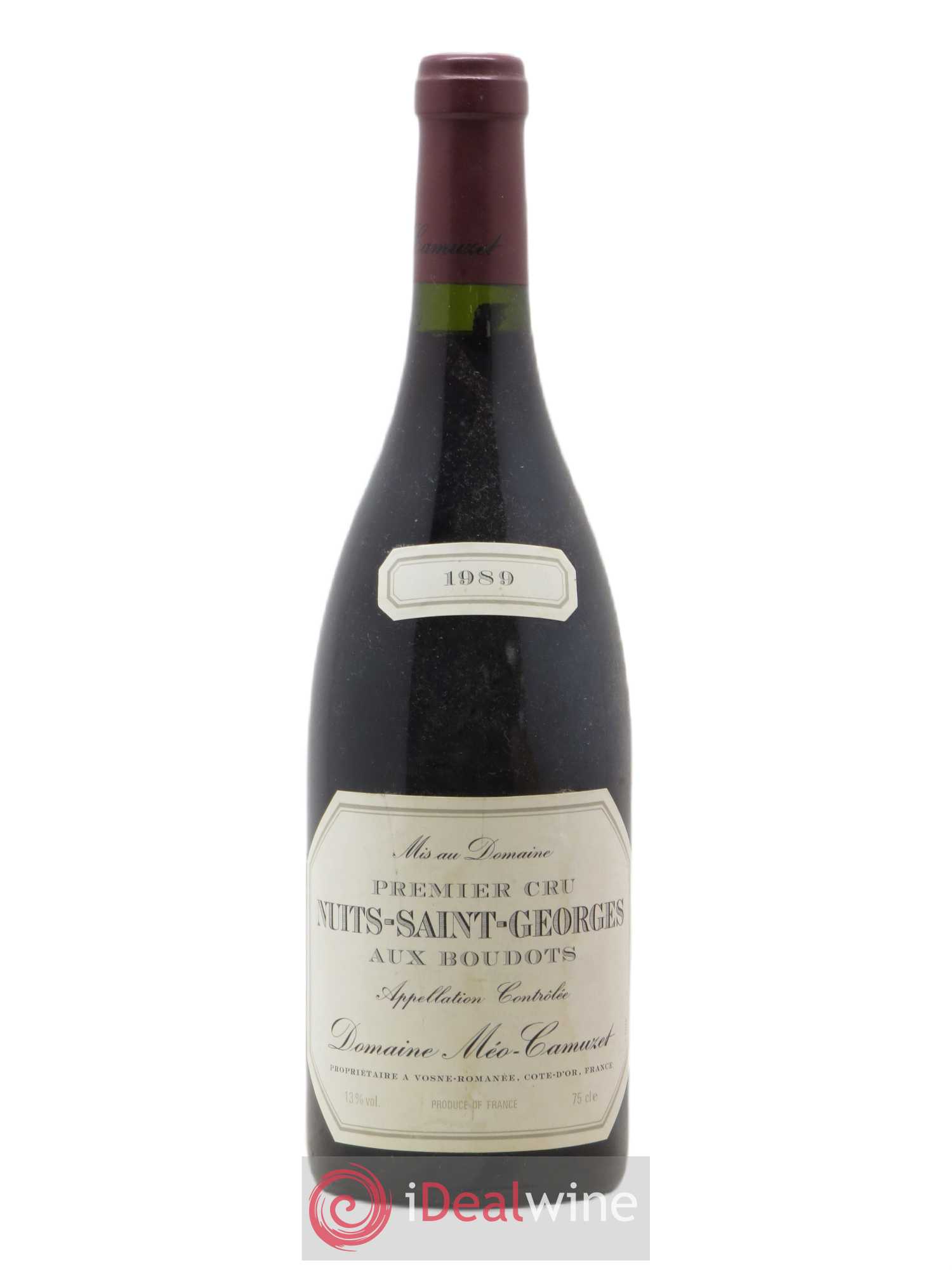 Nuits-Saint-Georges 1er Cru Aux Boudots Méo-Camuzet (Domaine) 1989 - Lot de 1 bouteille - 0