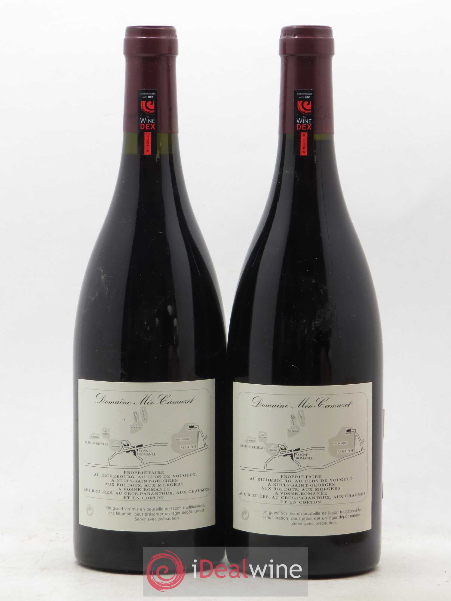 Clos de Vougeot Grand Cru Méo-Camuzet (Domaine) 1993 - Lot de 2 bouteilles - 1