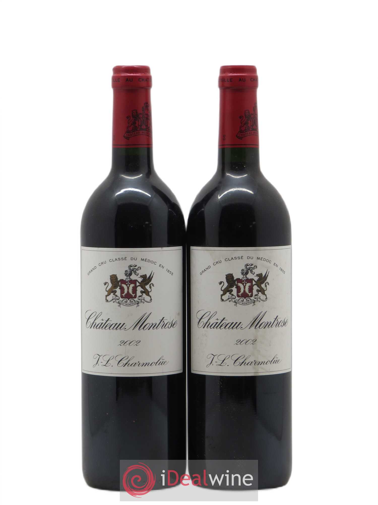 Château Montrose 2ème Grand Cru Classé 2002 - Lot de 2 bouteilles - 0