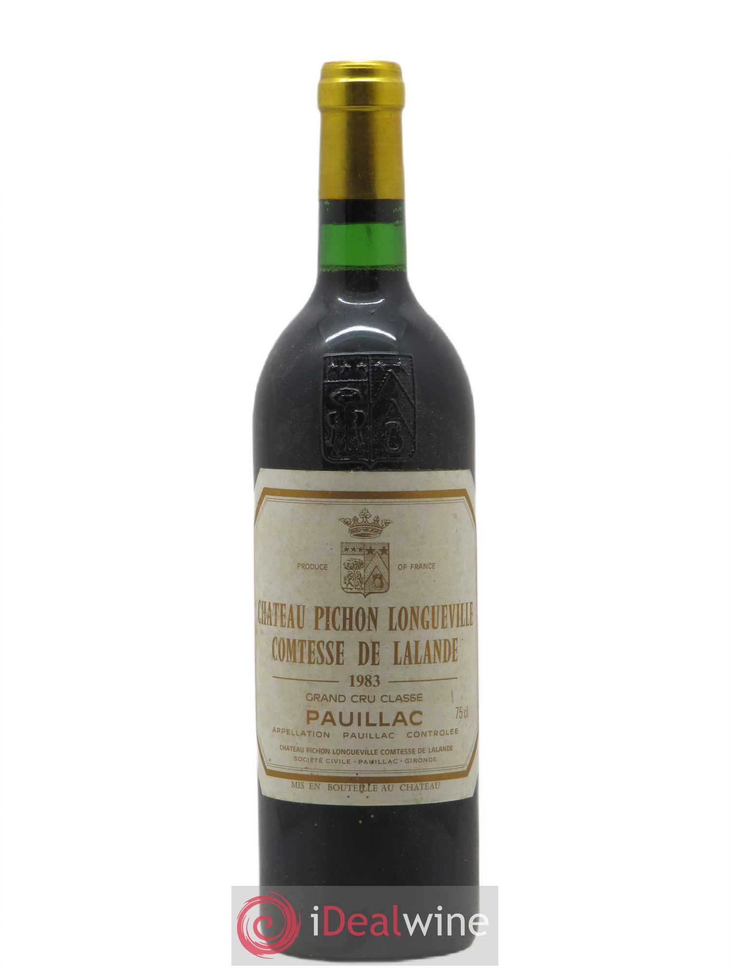 Château Pichon Longueville Comtesse de Lalande 2ème Grand Cru Classé 1983 - Lot de 1 bouteille - 0