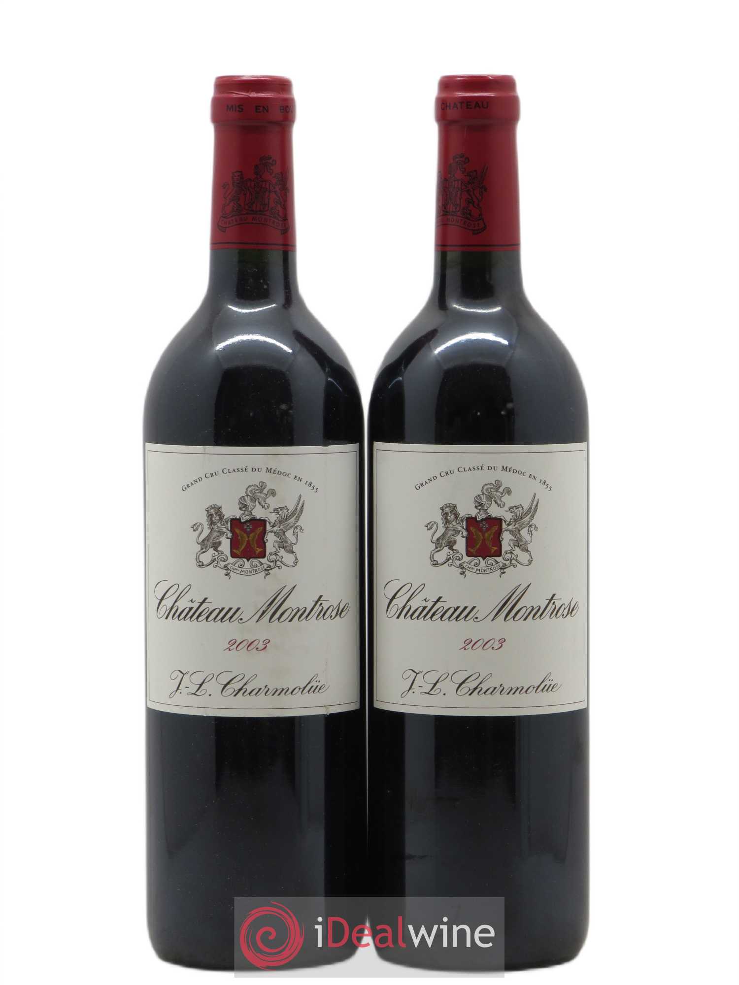 Château Montrose 2ème Grand Cru Classé 2003 - Lot de 2 bouteilles - 0