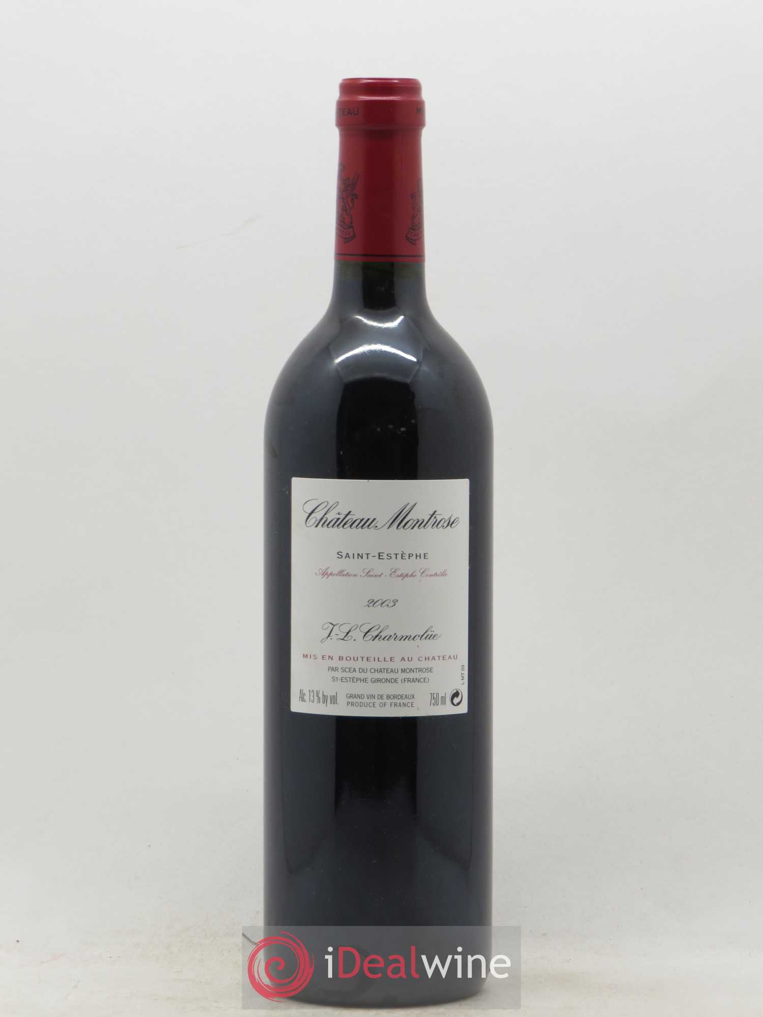 Château Montrose 2ème Grand Cru Classé 2003 - Lot de 1 bouteille - 1