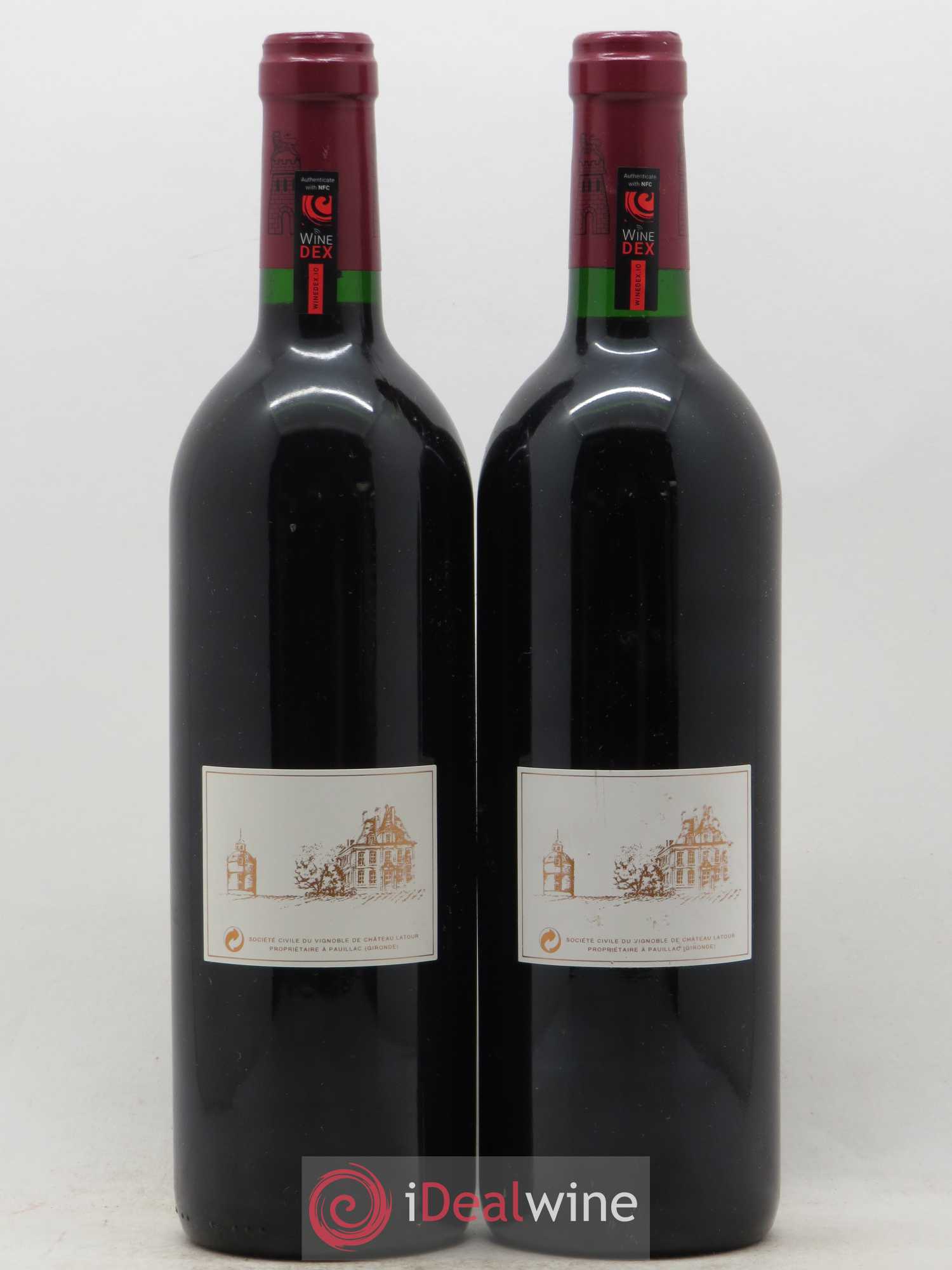 Château Latour 1er Grand Cru Classé 1996 - Lot de 2 bouteilles - 1